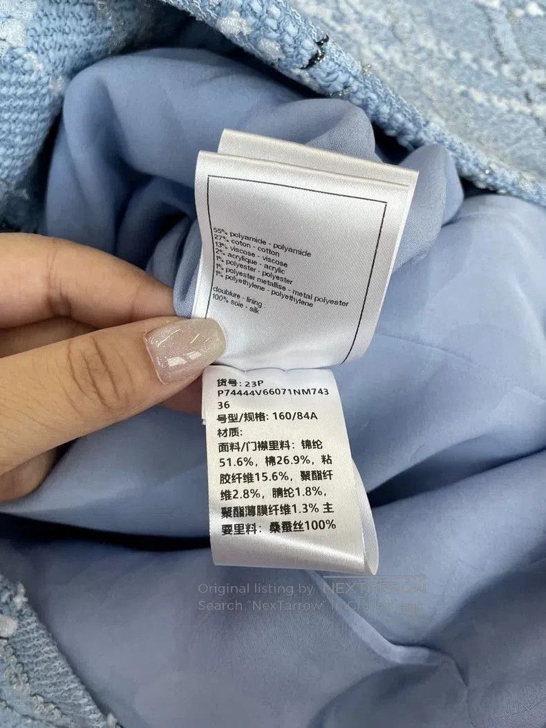 Chanel Chanel Blue Plaid Jacket. Size US S / EU 44-46 / 1 - 6 Thumbnail