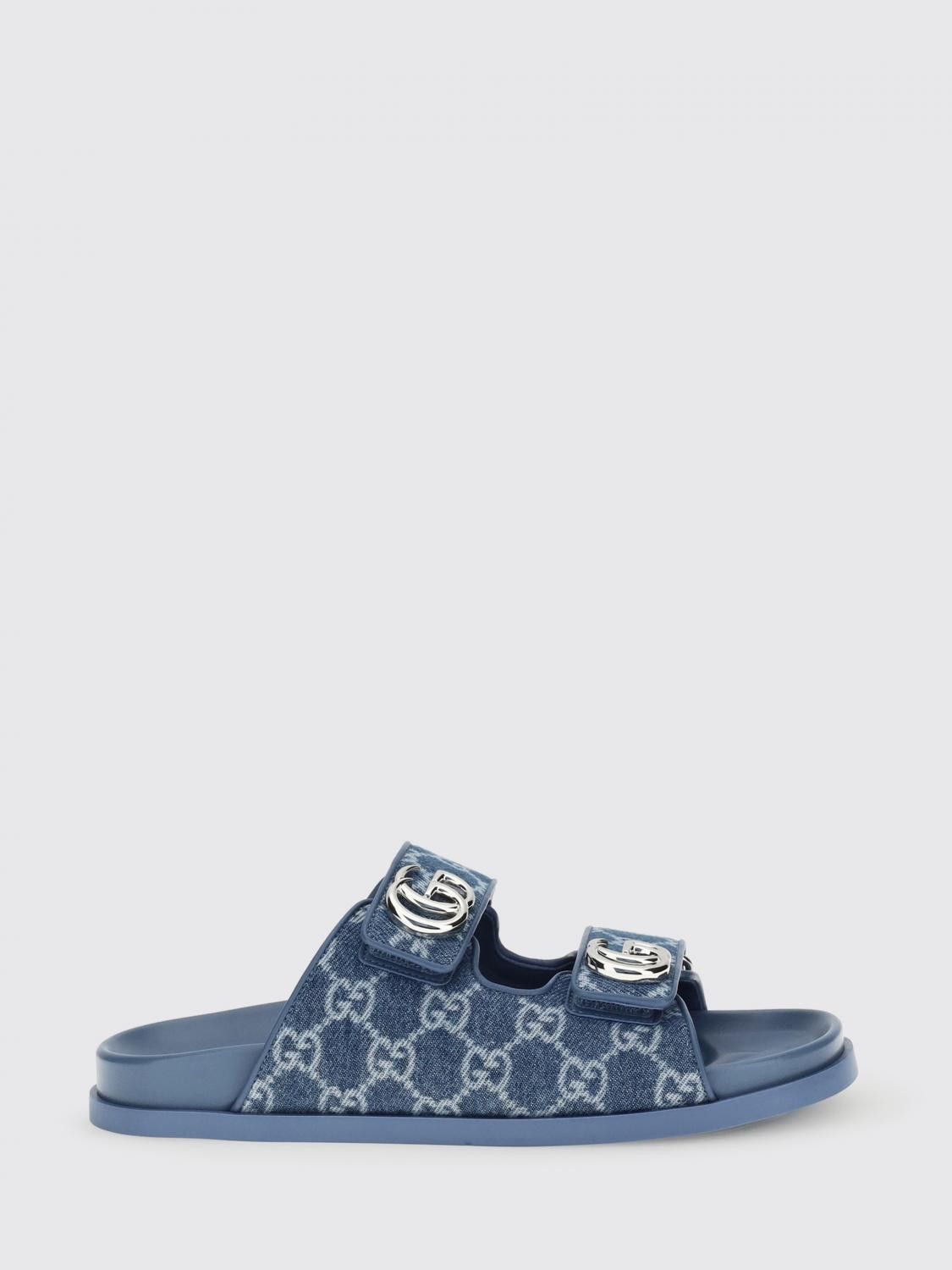 Gucci Gucci Heeled Sandal Woman Blue Size US 9 / IT 39 - 1 Thumbnail