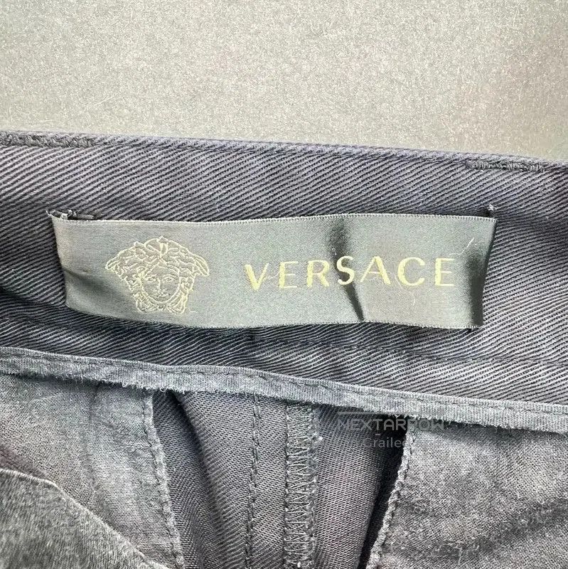 Versace Versace Black Cotton Women's Denim Pants . Size 28" / US 6 / IT 42 - 3 Thumbnail