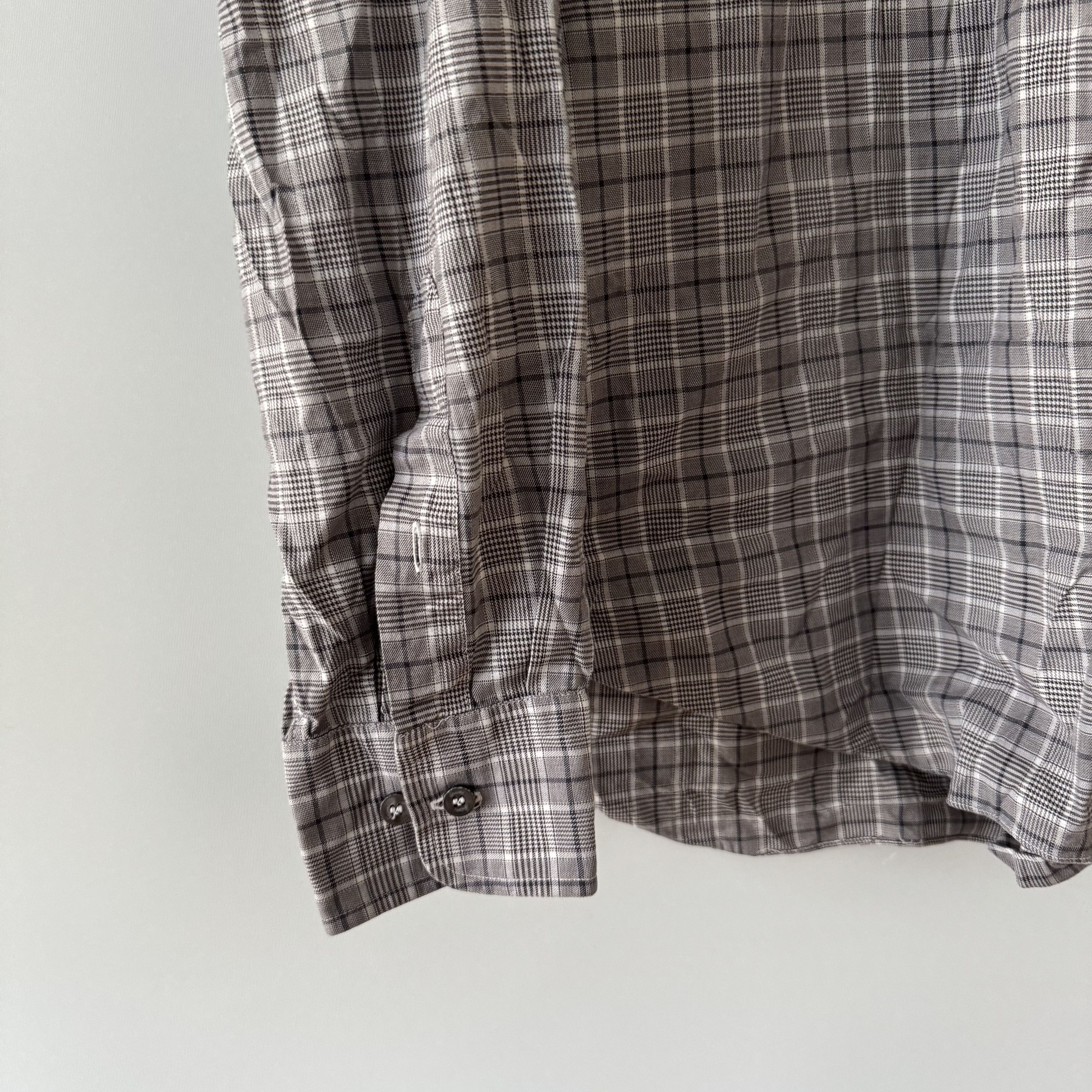 Brioni Men's Brioni Check Casual Button Shirt Size XL Size US XL / EU 56 / 4 - 6 Thumbnail