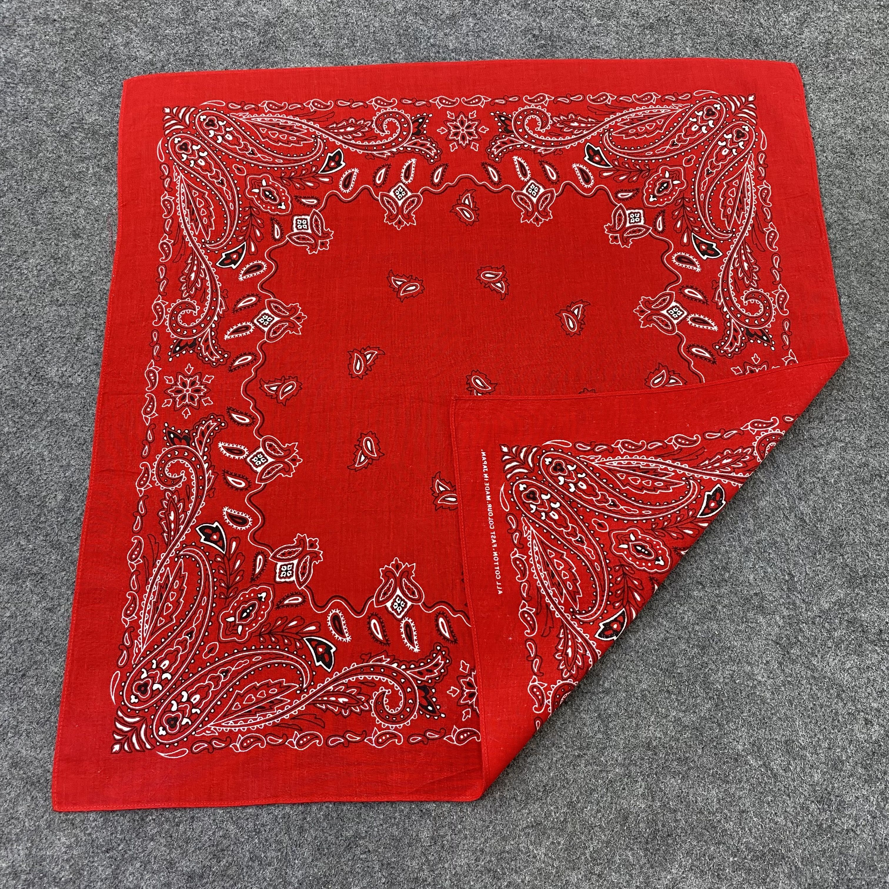 Japanese Brand Paislee Handkerchief / Bandana / Neckerchief-B1427 Size ONE SIZE - 5 Thumbnail