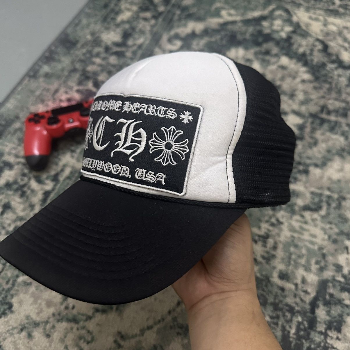 Chrome Hearts OG VINTAGE CHROME HEARTS TRUCKER HAT 🥷🏻 Size ONE SIZE - 3 Thumbnail
