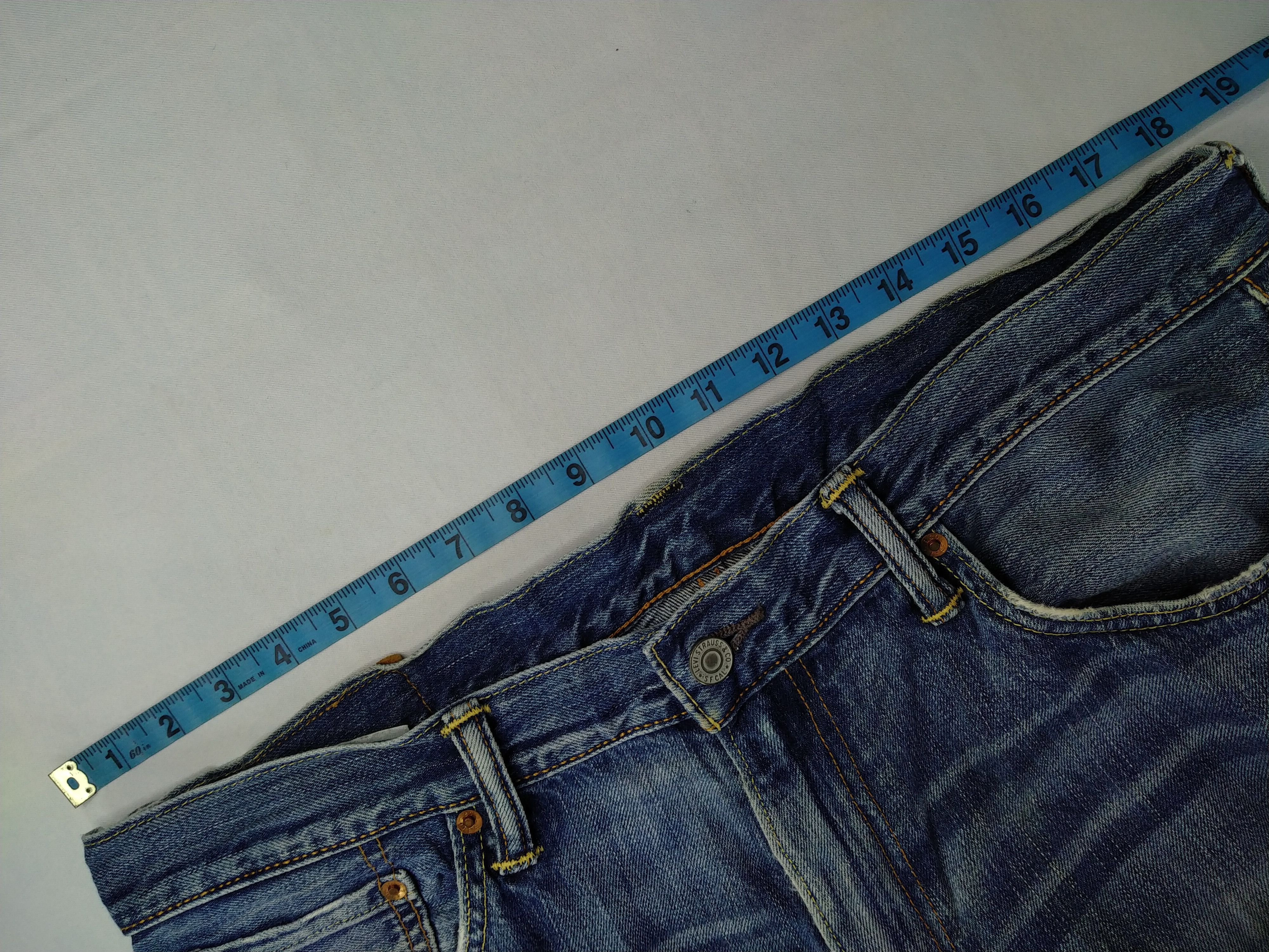 Levi's Faded Blue Levi's 503 Jeans 37x28 Denim -JG041 Size US 37 - 5 Thumbnail