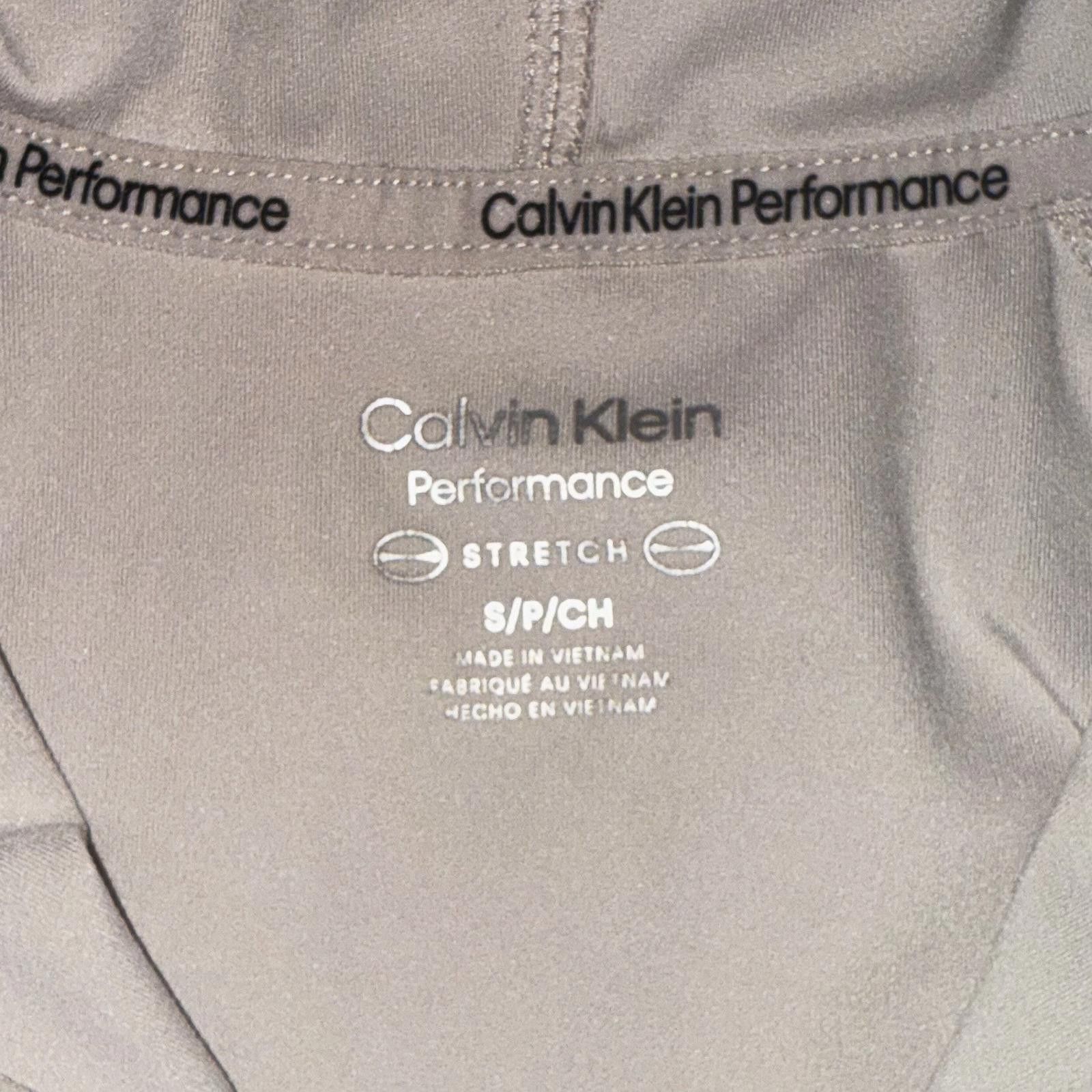 Designer Calvin Klein Jacket Womens S Stretch Hooded Full Zip CK Size S / US 4 / IT 40 - 6 Thumbnail
