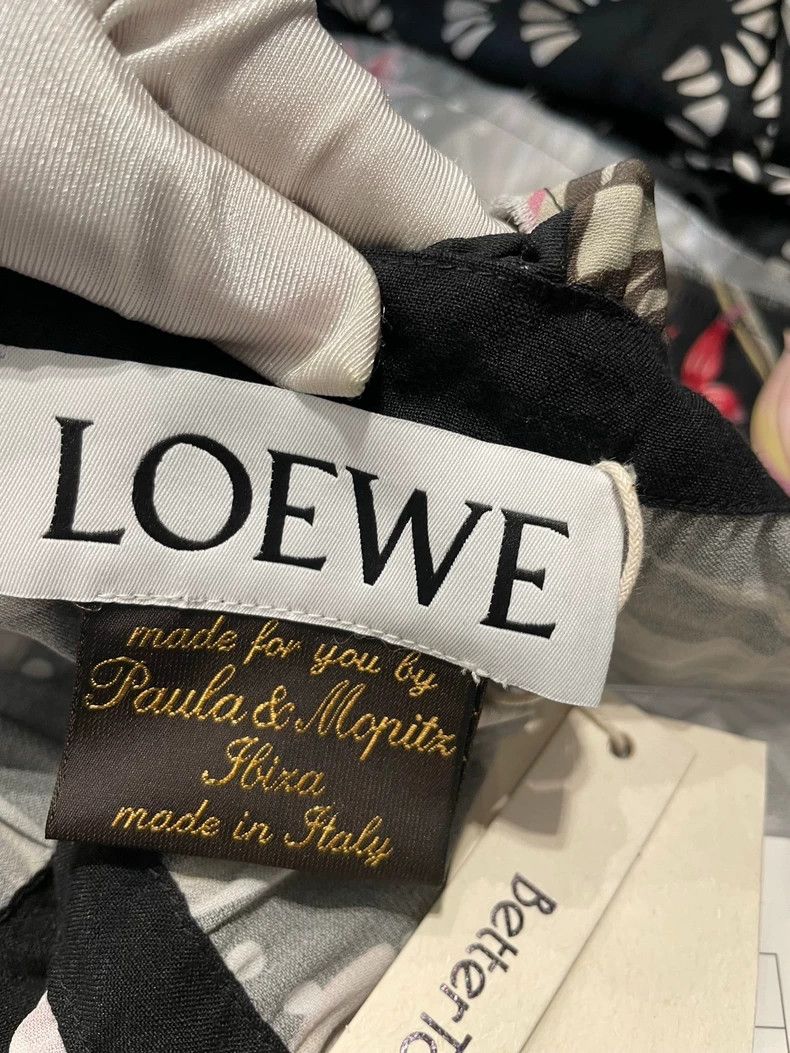 Loewe LOEWE Floral printed irregular bottom sleeve T-shirt Size XS / US 0-2 / IT 36-38 - 6 Thumbnail