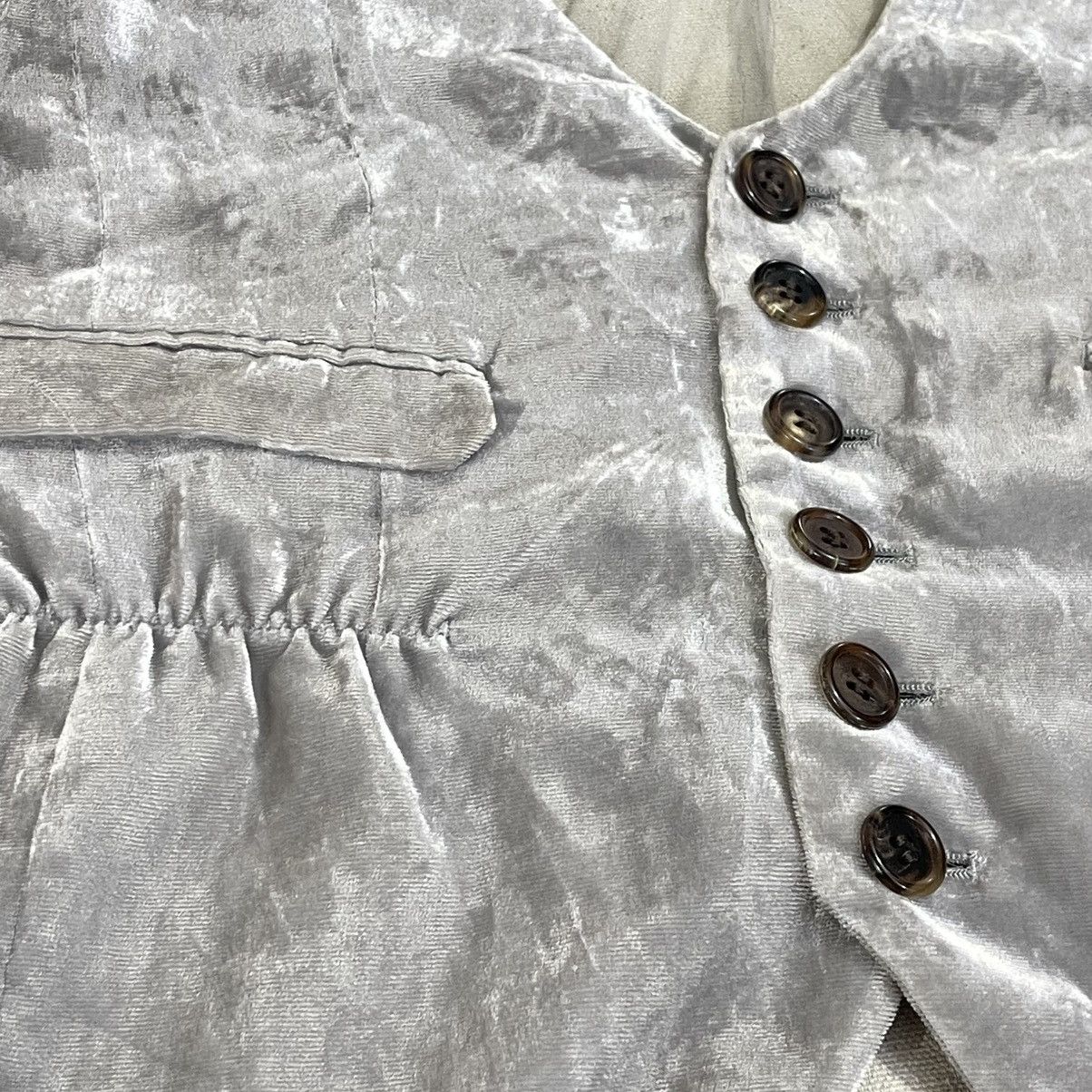 Undercover SS09 Velvet and Sheer Vest / Waistcoat Size S / US 4 / IT 40 - 2 Thumbnail