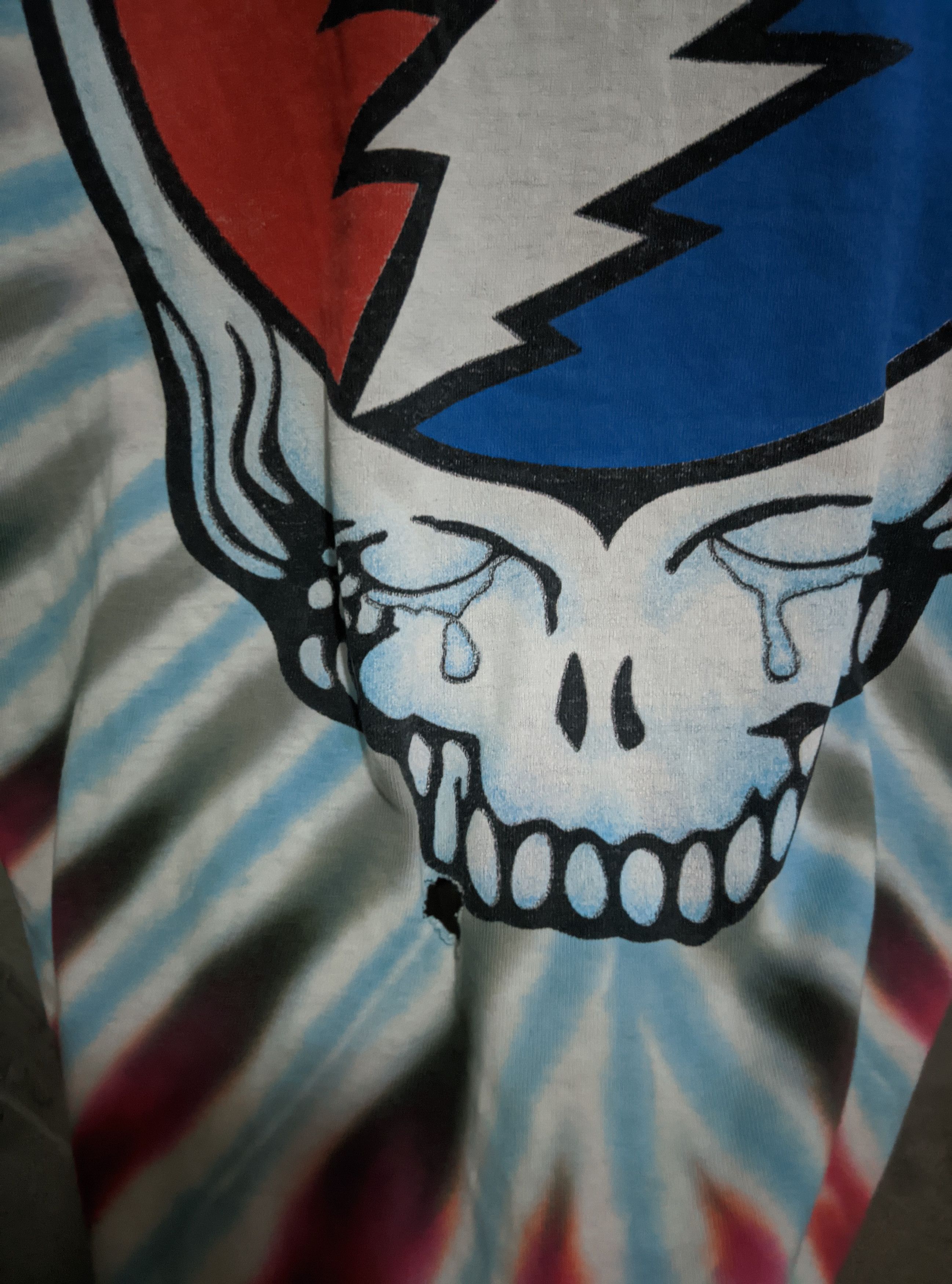 Band Tees Vintage 1995 distressed grateful dead fare thee well t shirt Size US XL / EU 56 / 4 - 5 Thumbnail