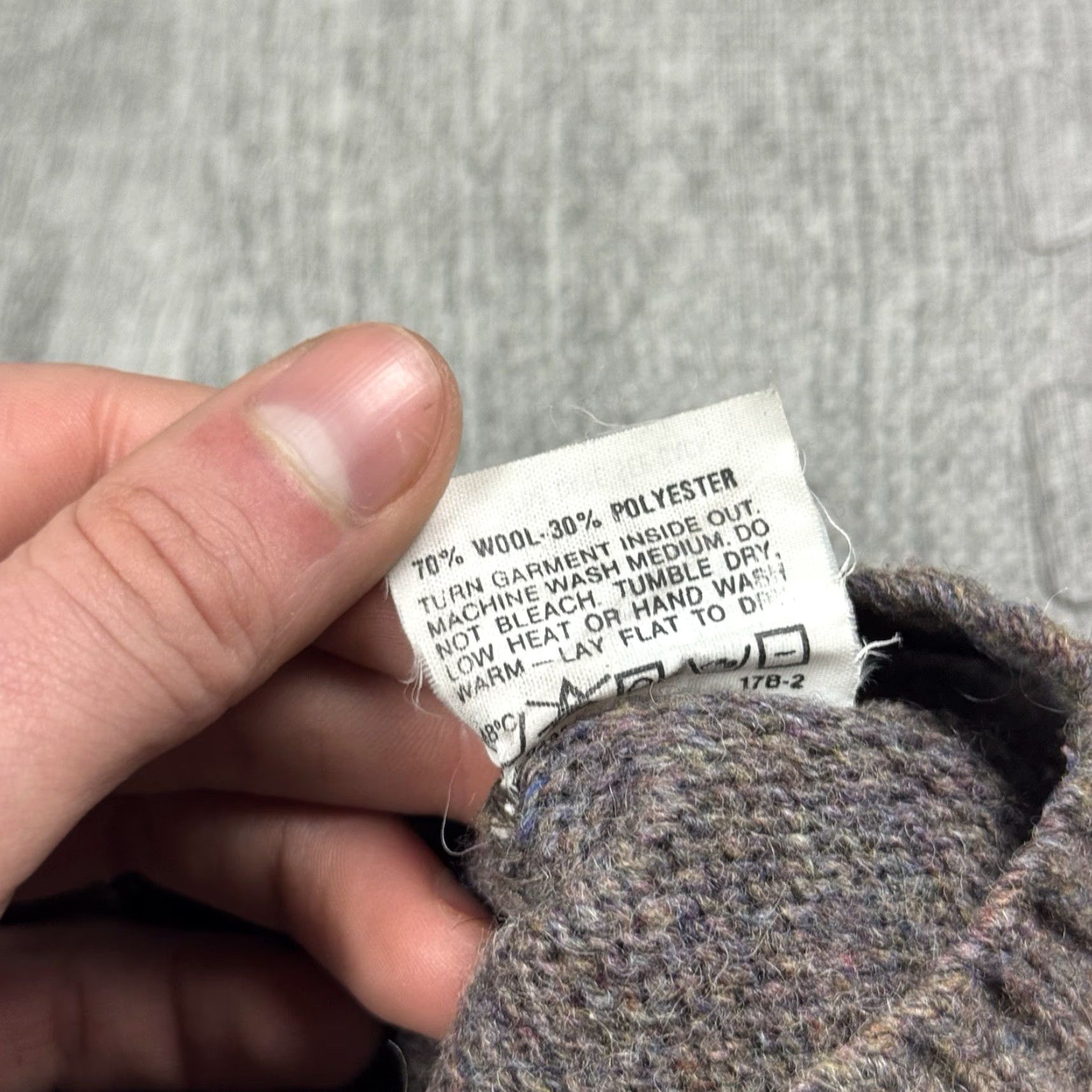 Vintage VINTAGE Robert Bruce Pullover Sweater L Purple Heathered Mohair Cardigan 60s 70s Mens Size US L / EU 52-54 / 3 - 7 Thumbnail