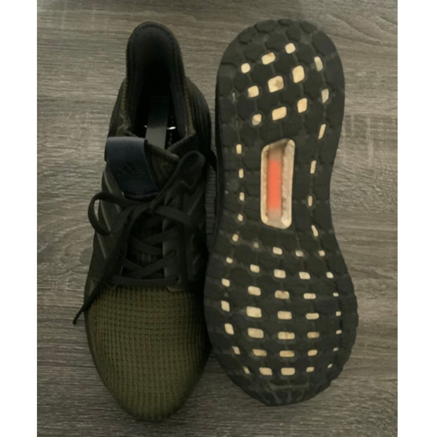 Adidas Adidas Ultraboost Olive Black Running Shoes Men’s 8.5 USED Size US 8.5 / EU 41-42 - 5 Thumbnail