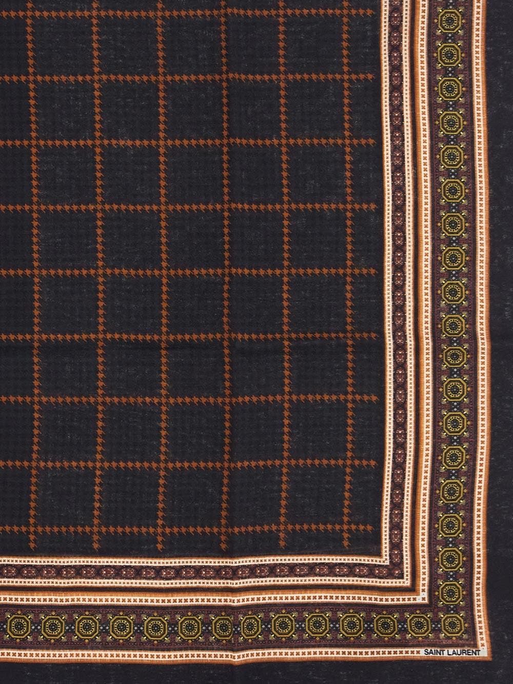 Saint Laurent Paris o1s1wg110125 Size: OS / 715870 Square Scarf in Multicolor Size ONE SIZE - 2 Thumbnail