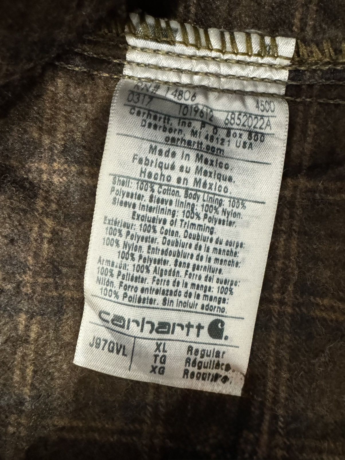 Carhartt Carhartt Detroit Jacket J97 GVL usa vintage og workwear Size US XL / EU 56 / 4 - 5 Thumbnail