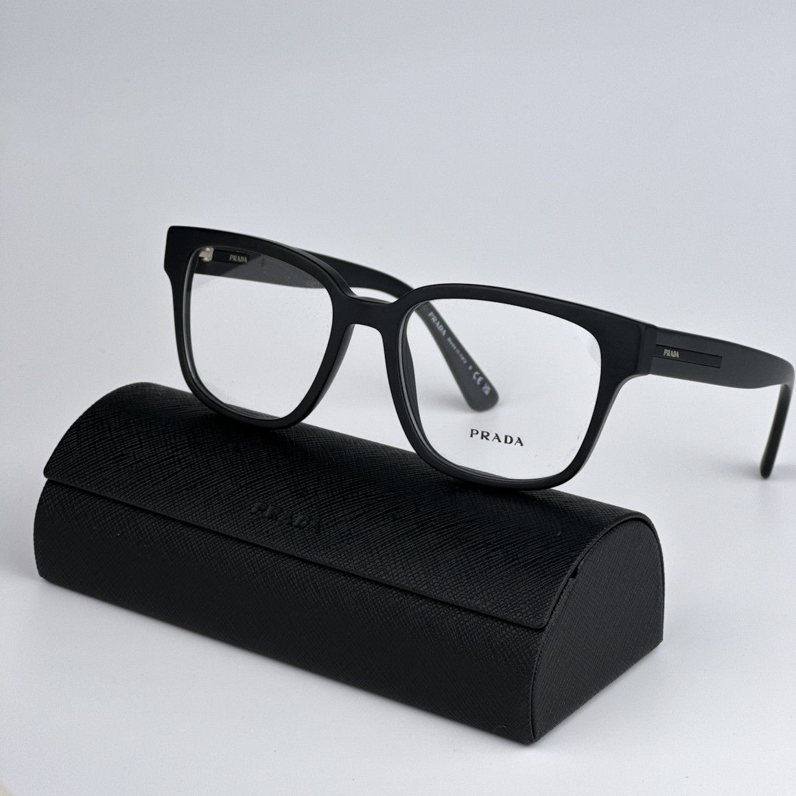 Prada NEW Prada PRA09V 12P1O1 Square Unisex Eyeglasses VPR A09 Size ONE SIZE - 1 Thumbnail