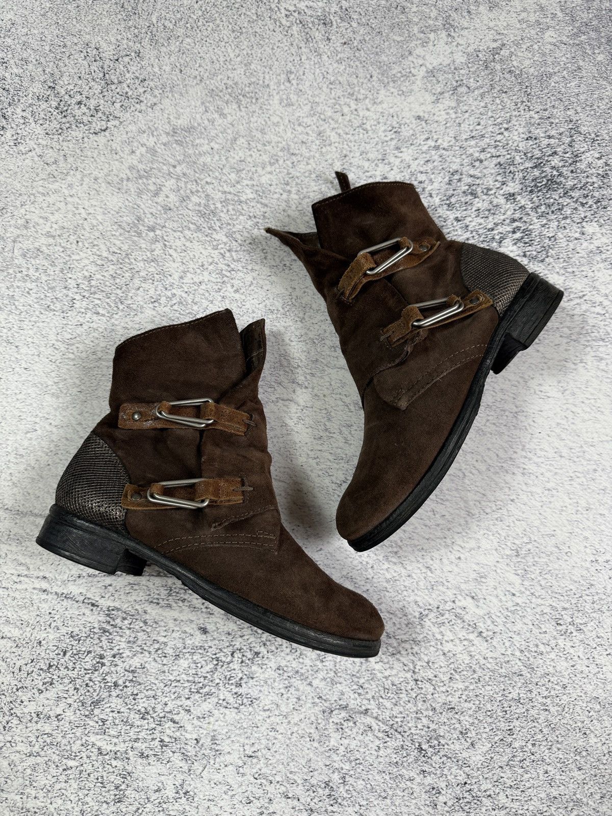 A.S.98 🔥A.S.98 Airsteps Style Ankle Vintage Western Boots Japanese Size US 7 / IT 37 - 2 Thumbnail