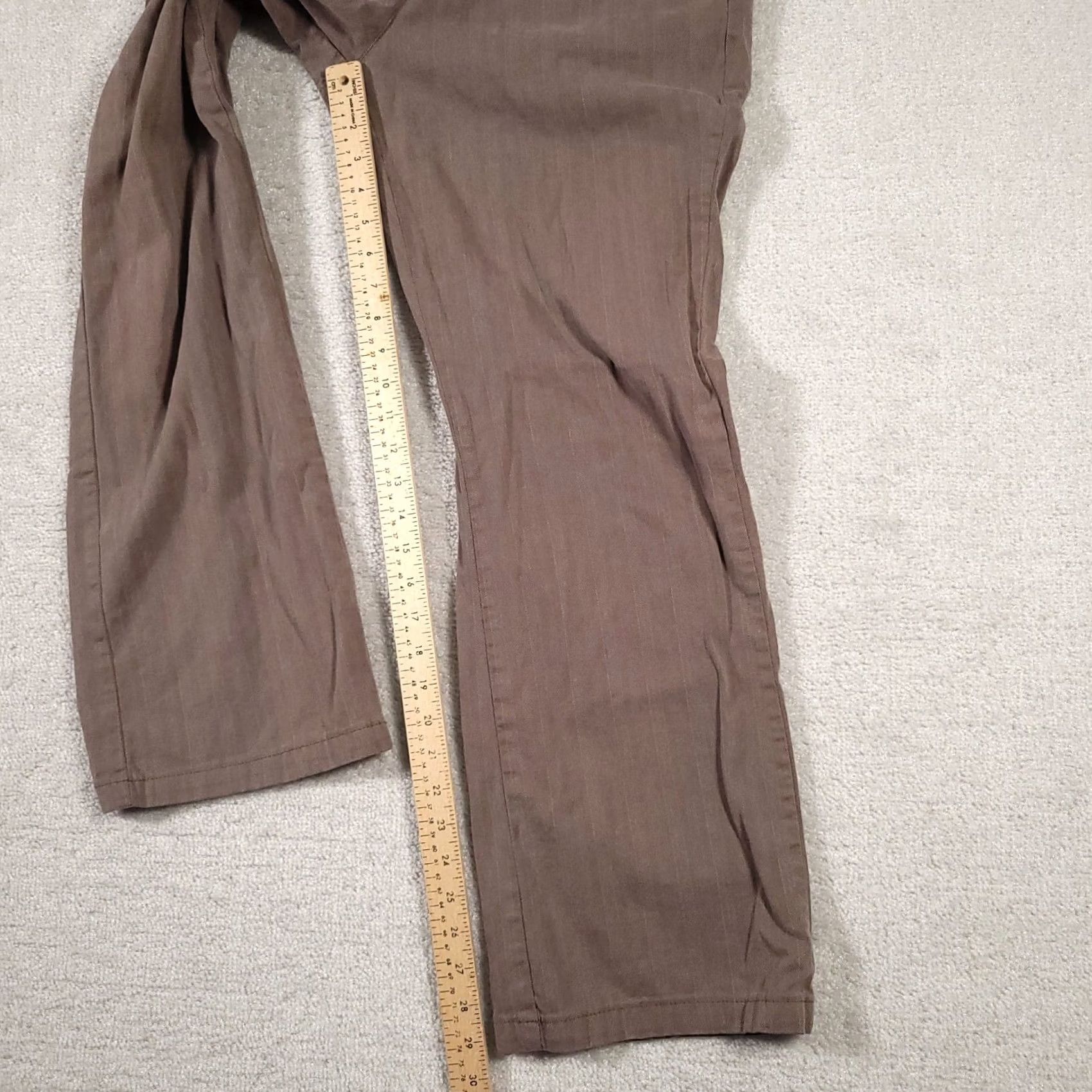 Lee Riders by LEE Womens Mid Rise Straight Leg Chino Pants Sz 12M W33x L29 Size 34" / US 12 / IT 48 - 5 Thumbnail