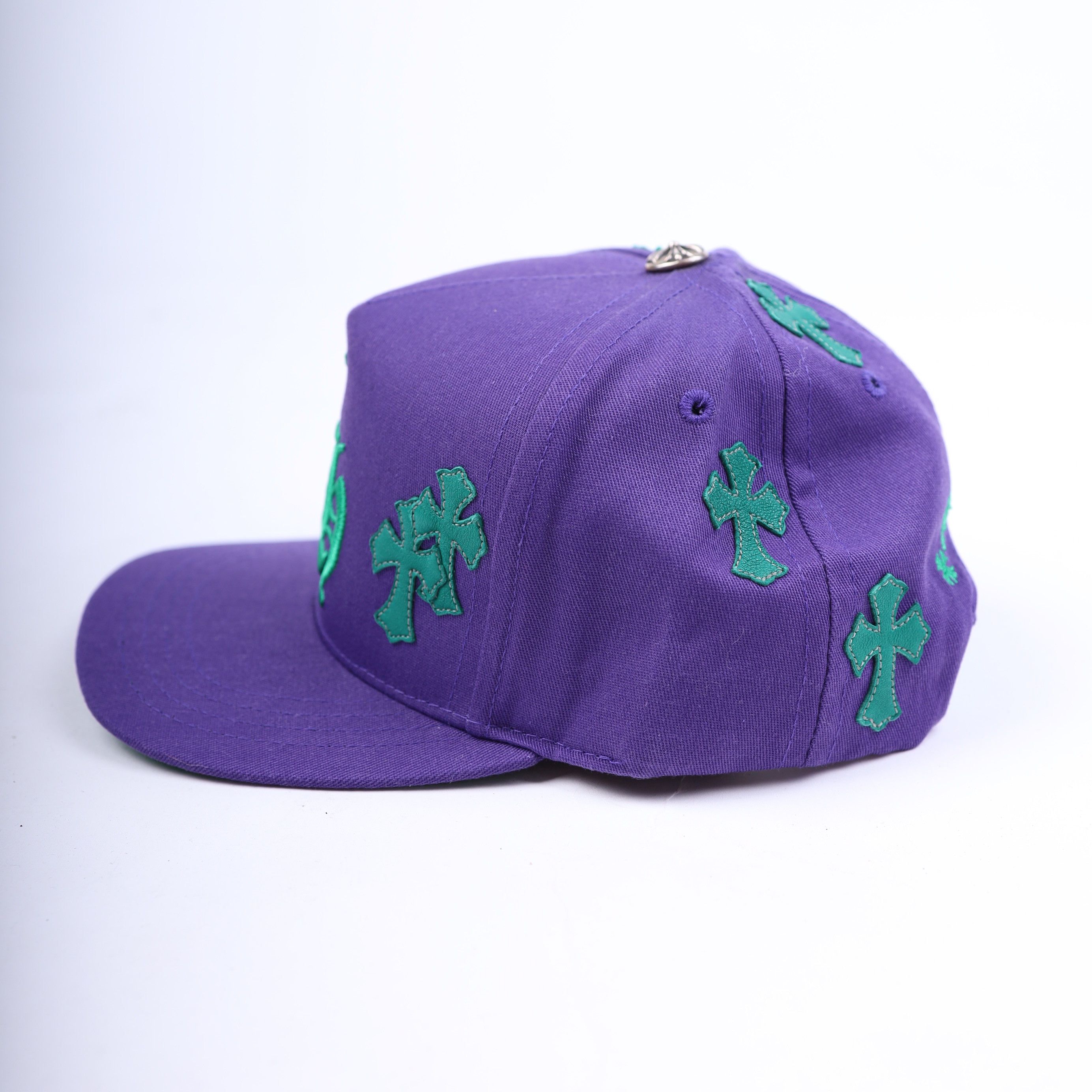 Chrome Hearts PURPLE CROSS HAT Size ONE SIZE - 5 Thumbnail