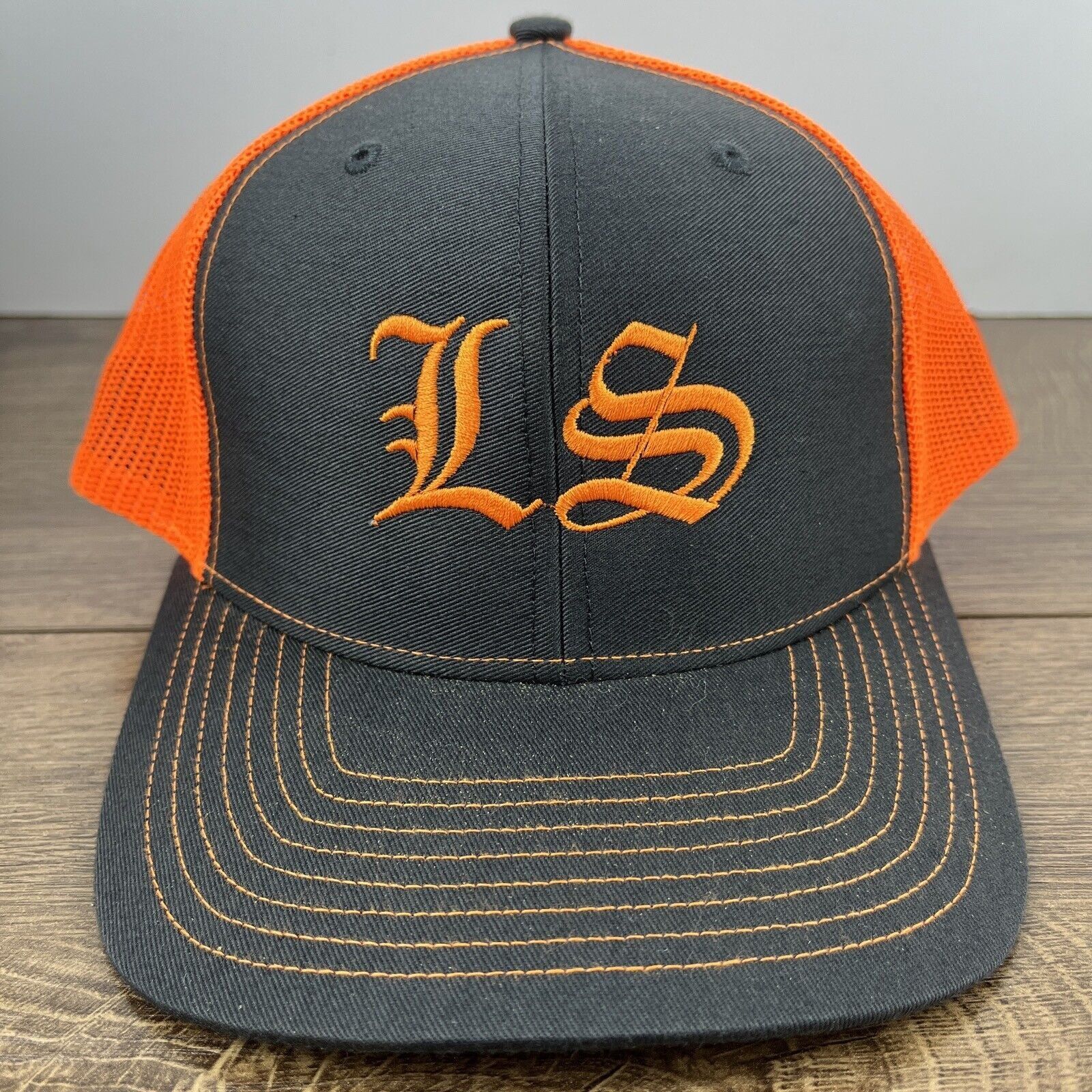 Other LS Snapback Hat LS Gray Hat Adjustable Snapback Adult Size H Size ONE SIZE - 4 Thumbnail