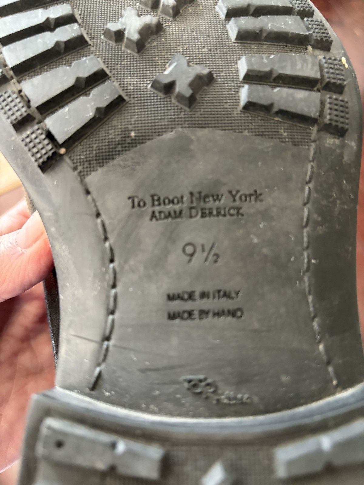 To Boot New York Major Black Captoe Lace Boot Size US 9.5 / EU 42-43 - 5 Thumbnail