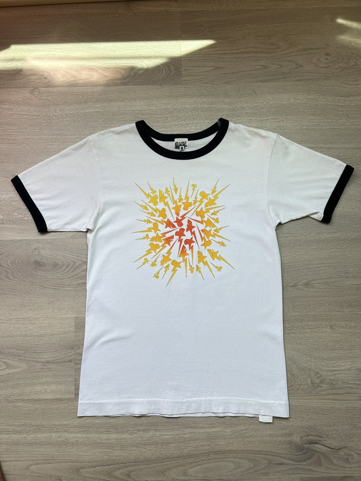 Bape × Kaws 2005 Bape x Kaws “Lightning” Ringer Tee [Size M] Size US M / EU 48-50 / 2 - 1 Thumbnail