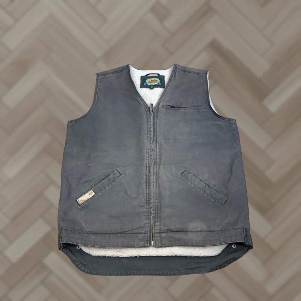 Vintage Cabela's Vest Mens L Green Cotton Canvas Lined Outdoor Casual Hunting Retro Classic Nature Outdoor 12656 Size US L / EU 52-54 / 3 - 1 Thumbnail
