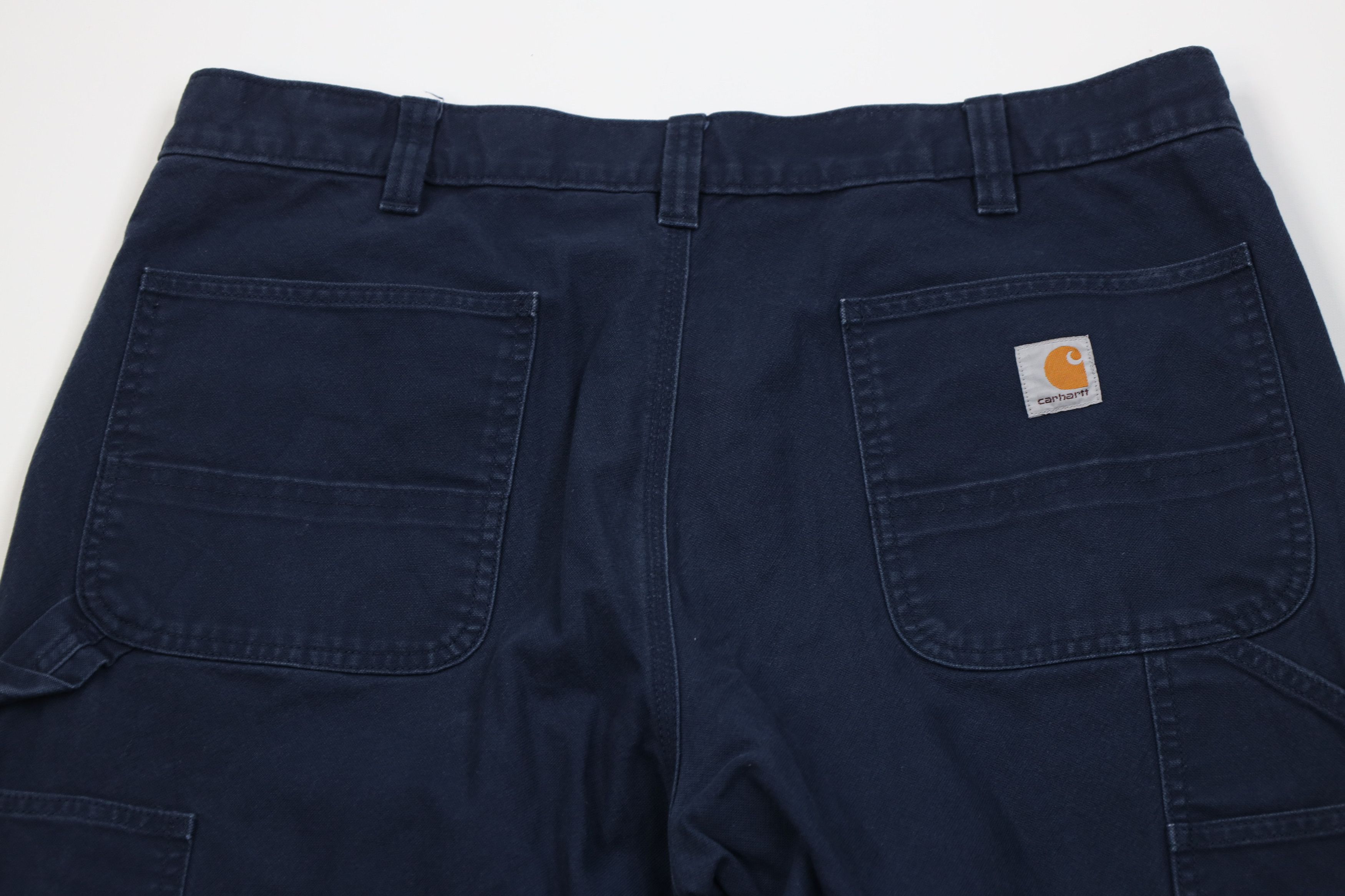 Carhartt Vintage Y2K Carhartt Fit Wide Leg Dungaree Pants Blue Size US 38 / EU 54 - 10 Thumbnail