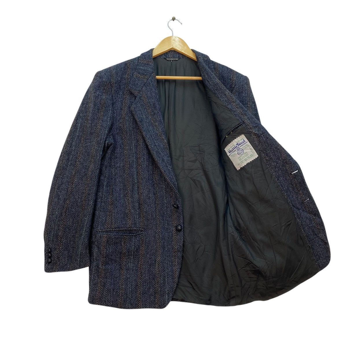 Harris Tweed 💥Harris Tweed Herringbone Jacket Size US M / EU 48-50 / 2 - 2 Thumbnail