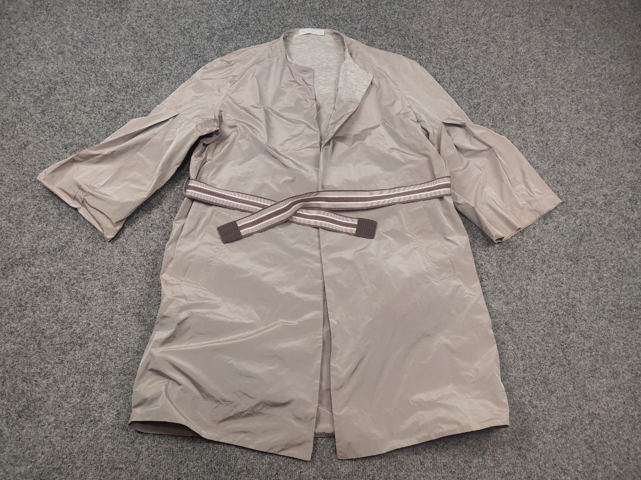 Fabiana Filippi Fabiana Filippi Italy wrap-around coat wide sleeves Jacket Size L / US 10 / IT 46 - 3 Thumbnail