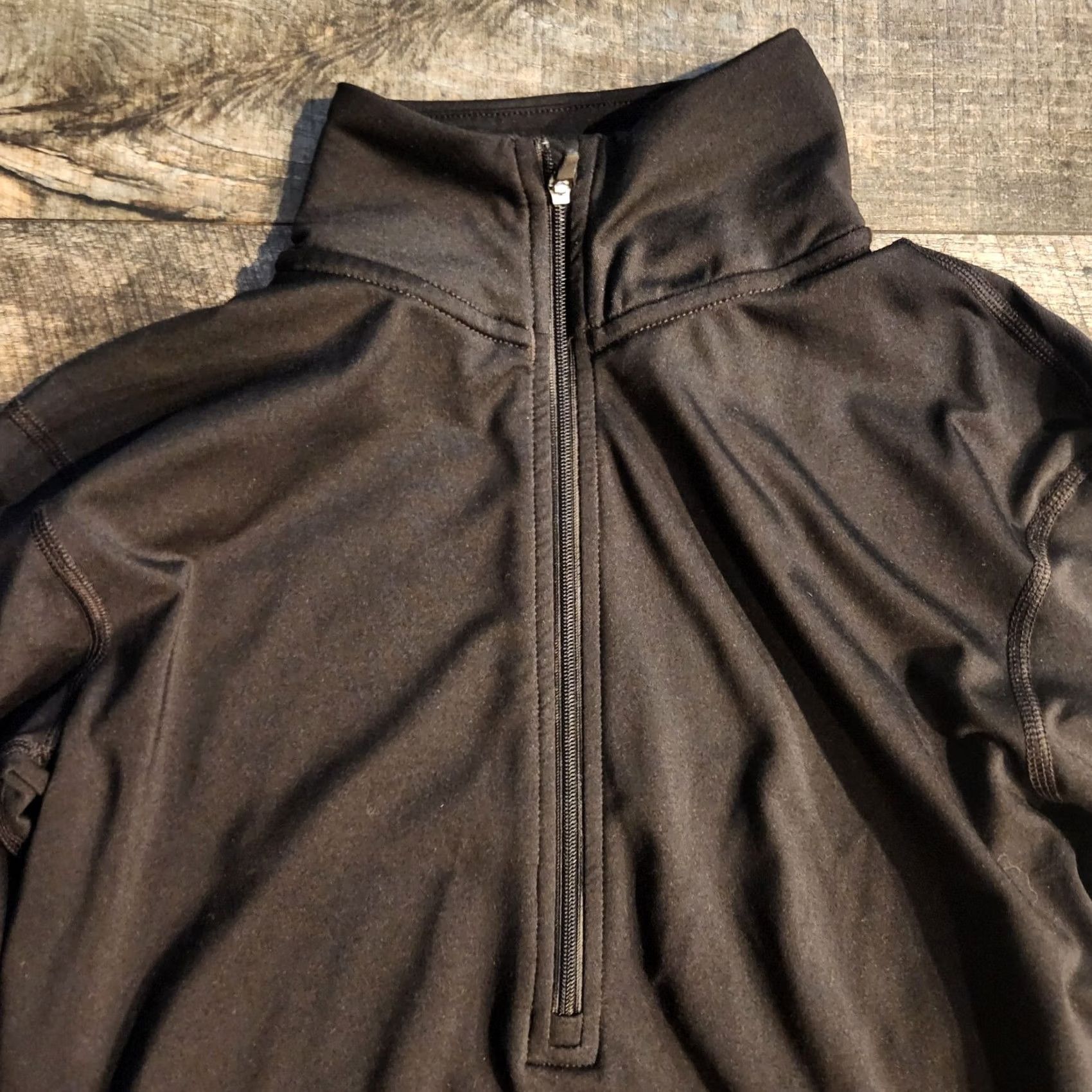 Nike Nike Pro Dri-fit Pullover Running Shirt Size Medium Black 1/2 Zip Long Sleeve Womens Size M / US 6-8 / IT 42-44 - 2 Thumbnail