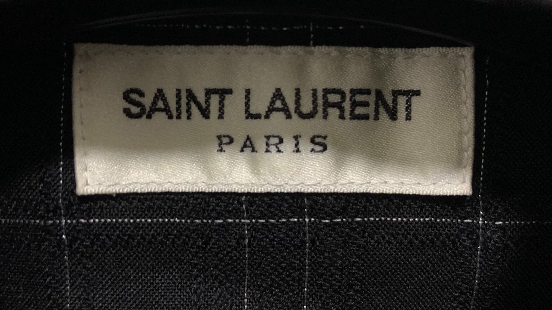 Saint Laurent Paris Saint Laurent SLP 20FW Runway Silver Thread Check Shirt M Size US M / EU 48-50 / 2 - 3 Thumbnail