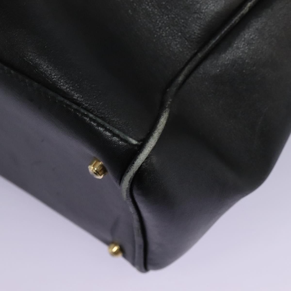 Gucci GUCCI Bamboo Hand Bag Leather Black Gold 000 2122 000 2122 Size ONE SIZE - 13 Thumbnail