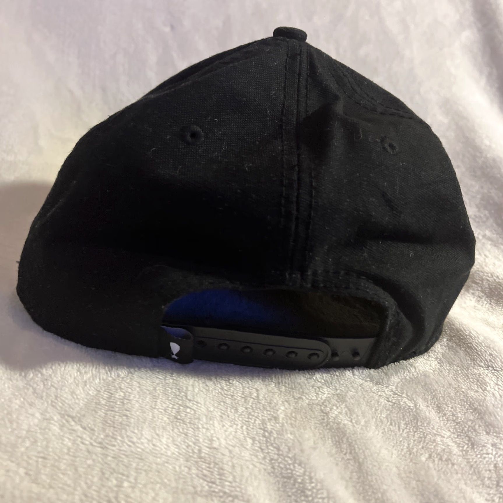Vintage VINTAGE Play Cloths Baseball Cap Adjustable Men 7 1/4 Black Veteran Size ONE SIZE - 3 Thumbnail