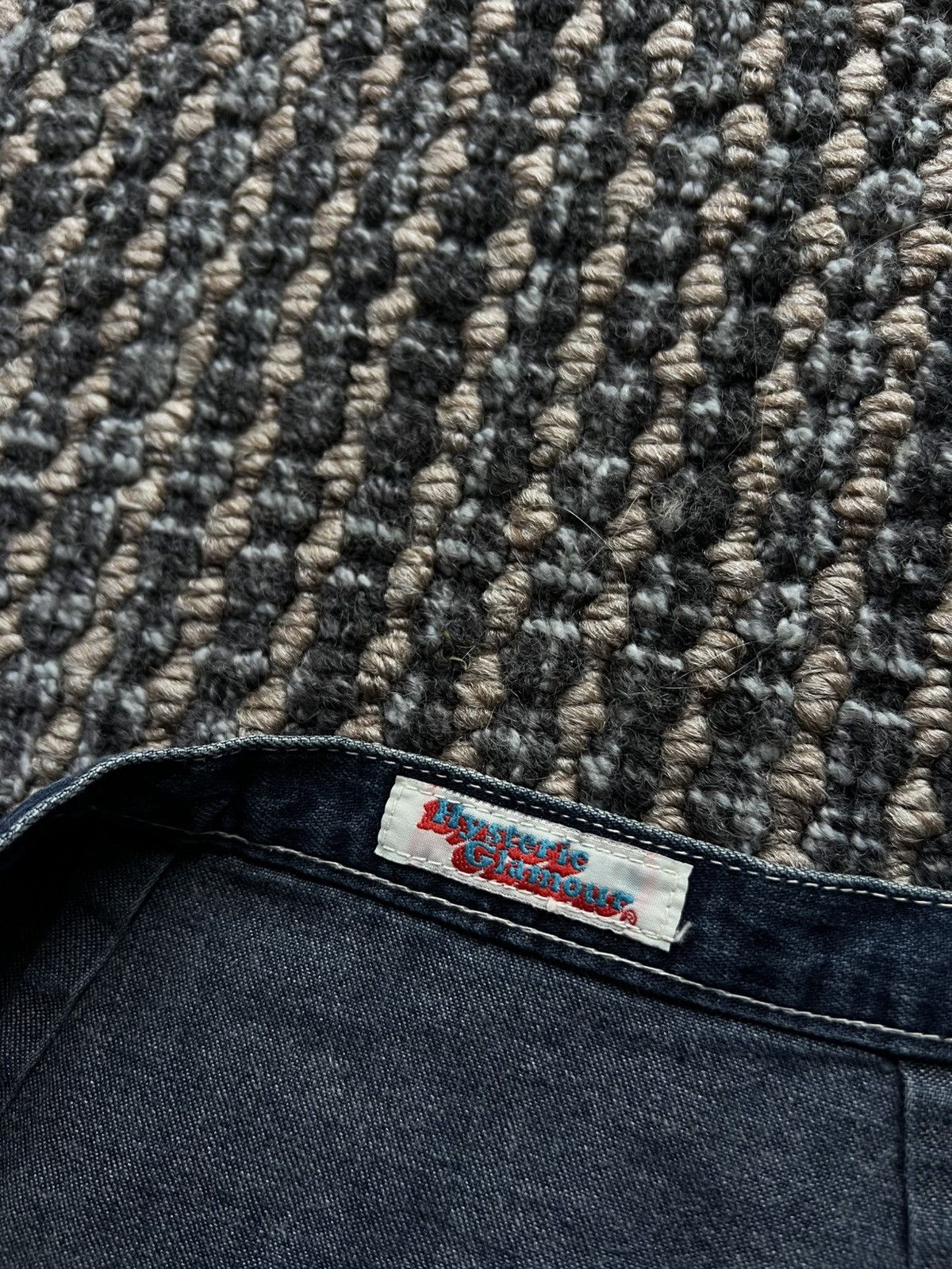 Hysteric Glamour Hysteric Glamour Spellout Denim Jeans Skirt Y2K Archive Size 26" / US 2 / IT 38 - 4 Thumbnail