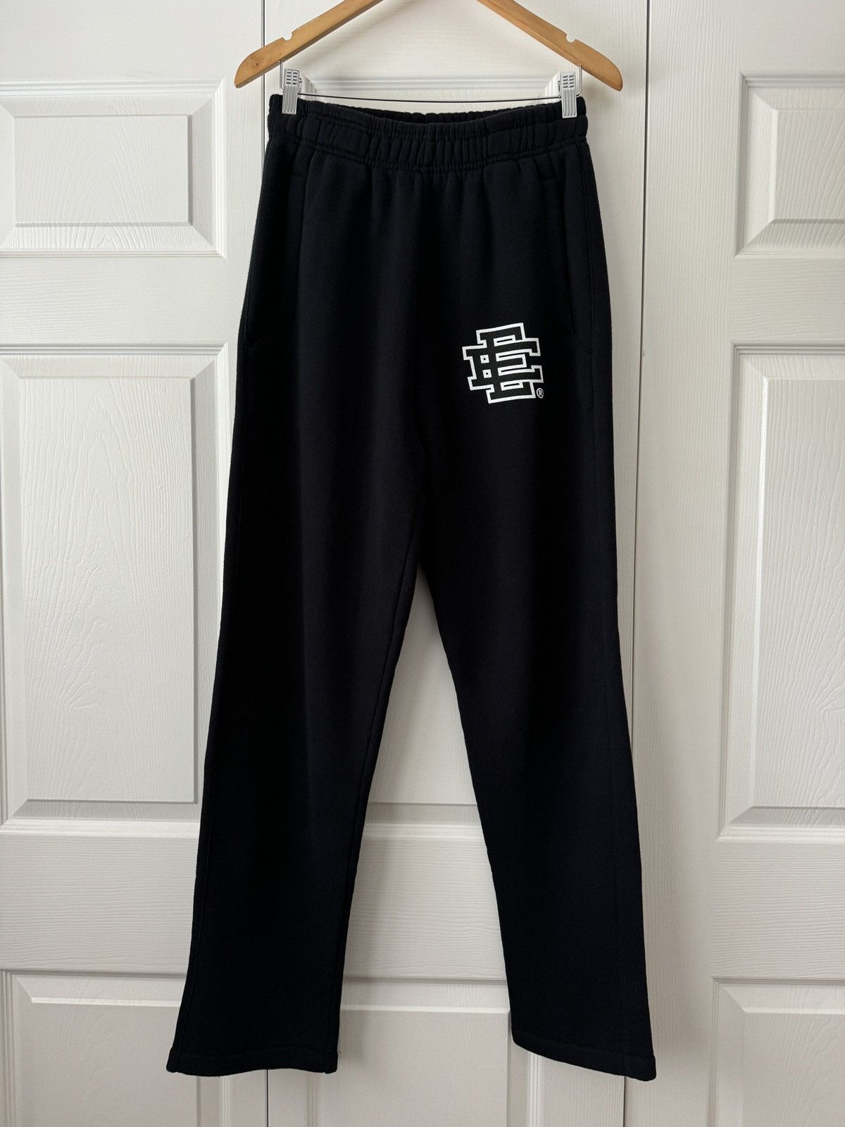 image of Eric Emanuel Basic Black Sweatpants, Men's (Size 30)