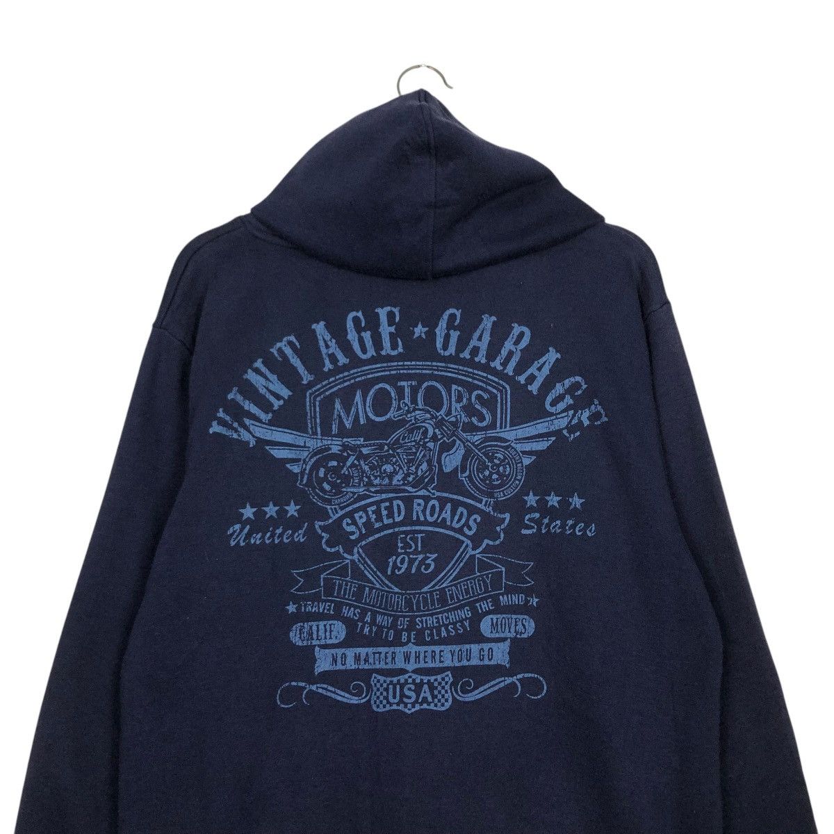 Japanese Brand 🔥VINTAGE HOODIE PULL OVER GARAGE MOTOR SPEED ROAD BIG LOGO Size US L / EU 52-54 / 3 - 11 Thumbnail