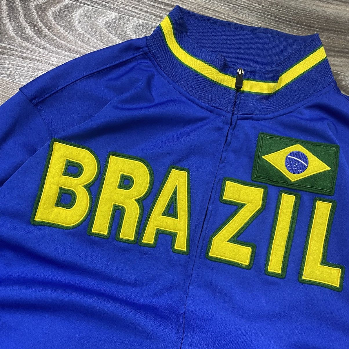 Japanese Brand × Vintage BRAZIL VINTAGE Y2K ZIP UP Sweatshirt Size US XXL / EU 58 / 5 - 3 Thumbnail