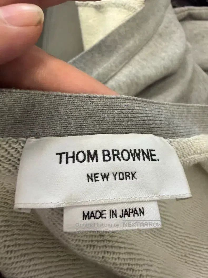Thom Browne Thom Browne Classic Gray Knit Cardigan Size US L / EU 52-54 / 3 - 3 Thumbnail