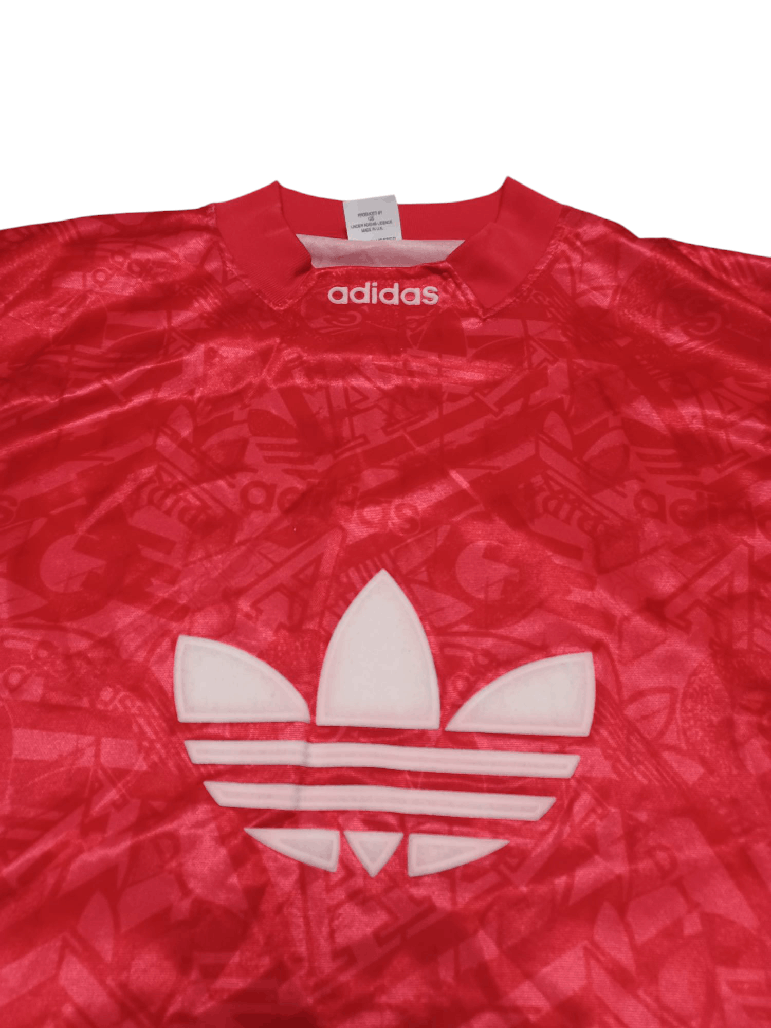 Adidas ADIDAS BIGLOGO FIRE MONOGRAM 80S 90S MADE IN ENGLAND JERSEY Size US L / EU 52-54 / 3 - 2 Thumbnail