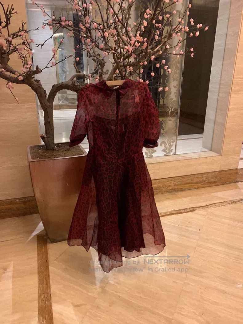 Valentino Valentino Red label leopard print dress Size S / US 4 / IT 40 - 4 Thumbnail