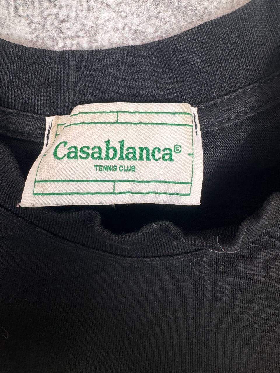 Casablanca Casablanca Tennis Club T-Shirt Black Cotton Size S Size US S / EU 44-46 / 1 - 4 Thumbnail