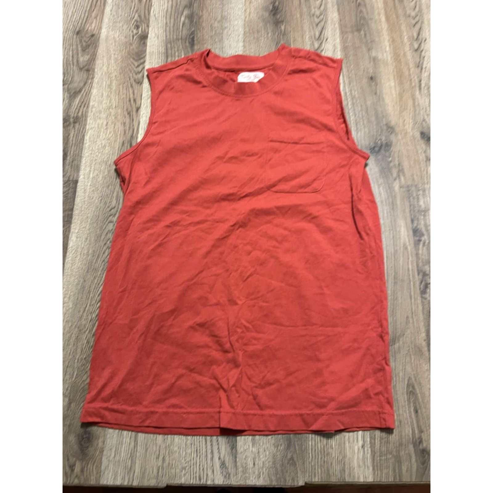 Sea New York Turtle Bay New York Shirt Mens Size M Orange Pullover Sleeveless T-Shirt Size US M / EU 48-50 / 2 - 2 Thumbnail