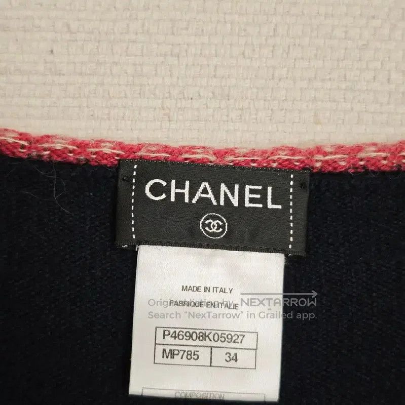 Chanel Chanel Multicolor Wool V-Neck Sweater for Women . Size S / US 4 / IT 40 - 5 Thumbnail