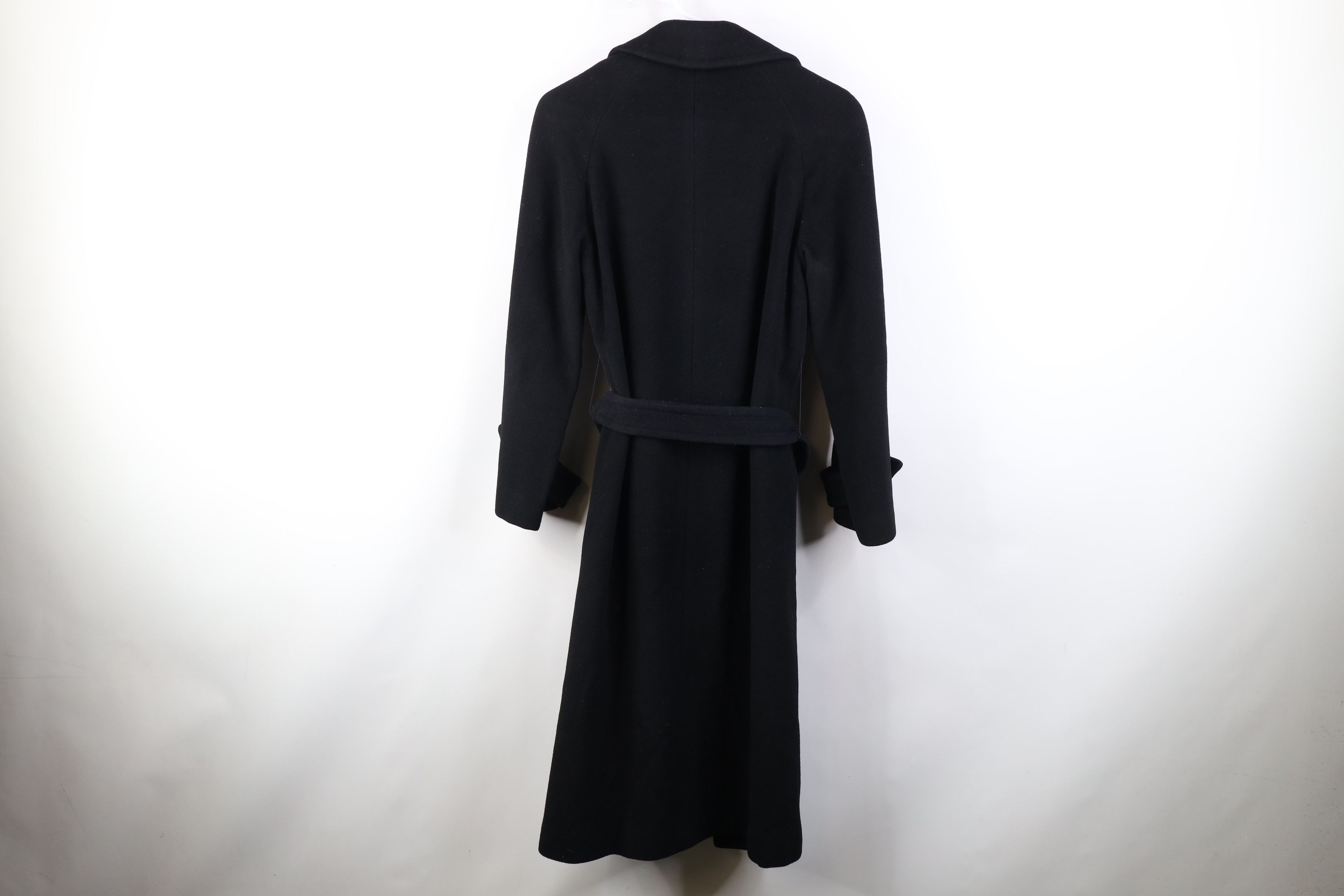 Vintage Vintage 70s Streetwear Belted Trench Coat Jacket Black USA Size L / US 10 / IT 46 - 14 Thumbnail