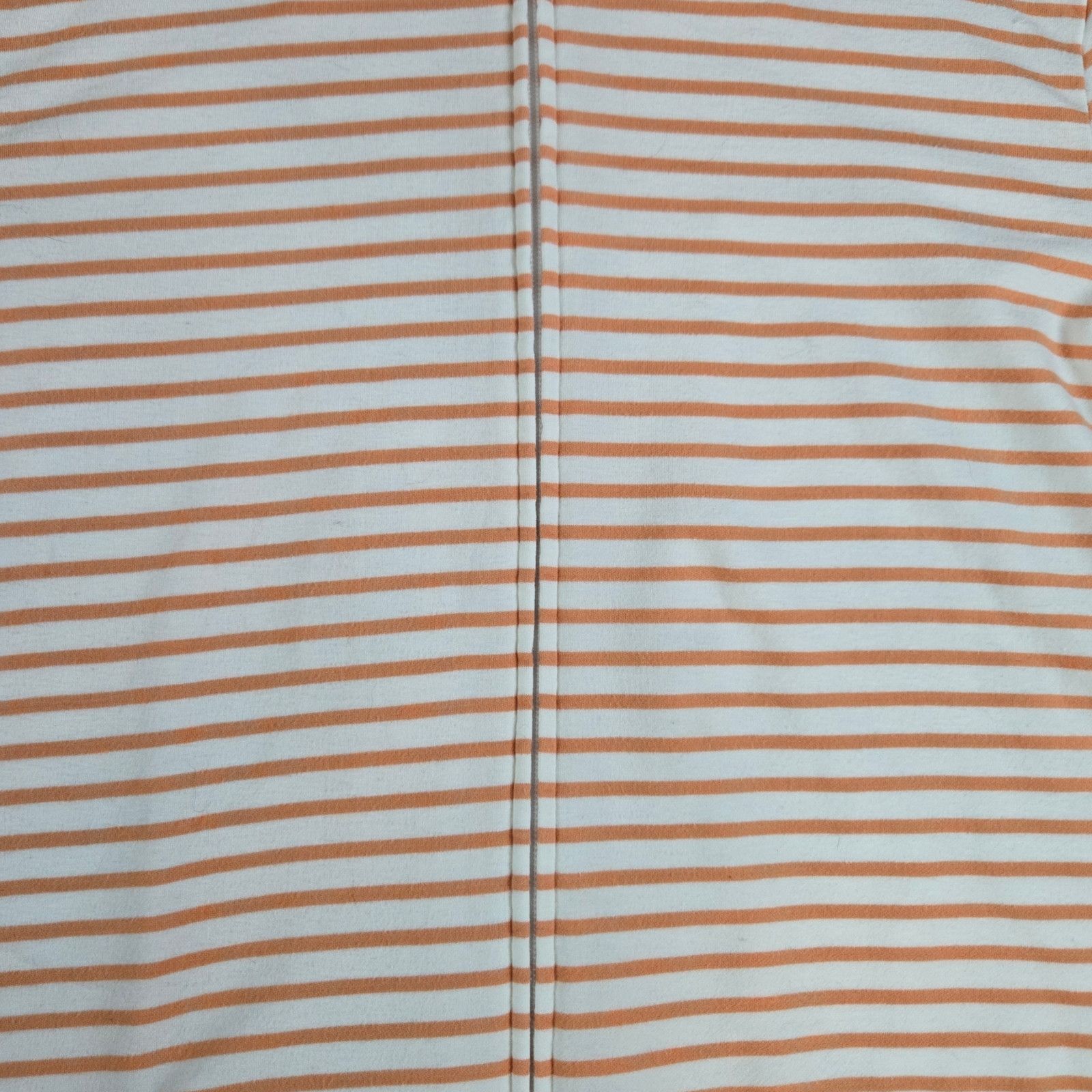 Vintage Vintage Peach Striped Full Zip Sweater Size 1X Size XL / US 12-14 / IT 48-50 - 3 Thumbnail