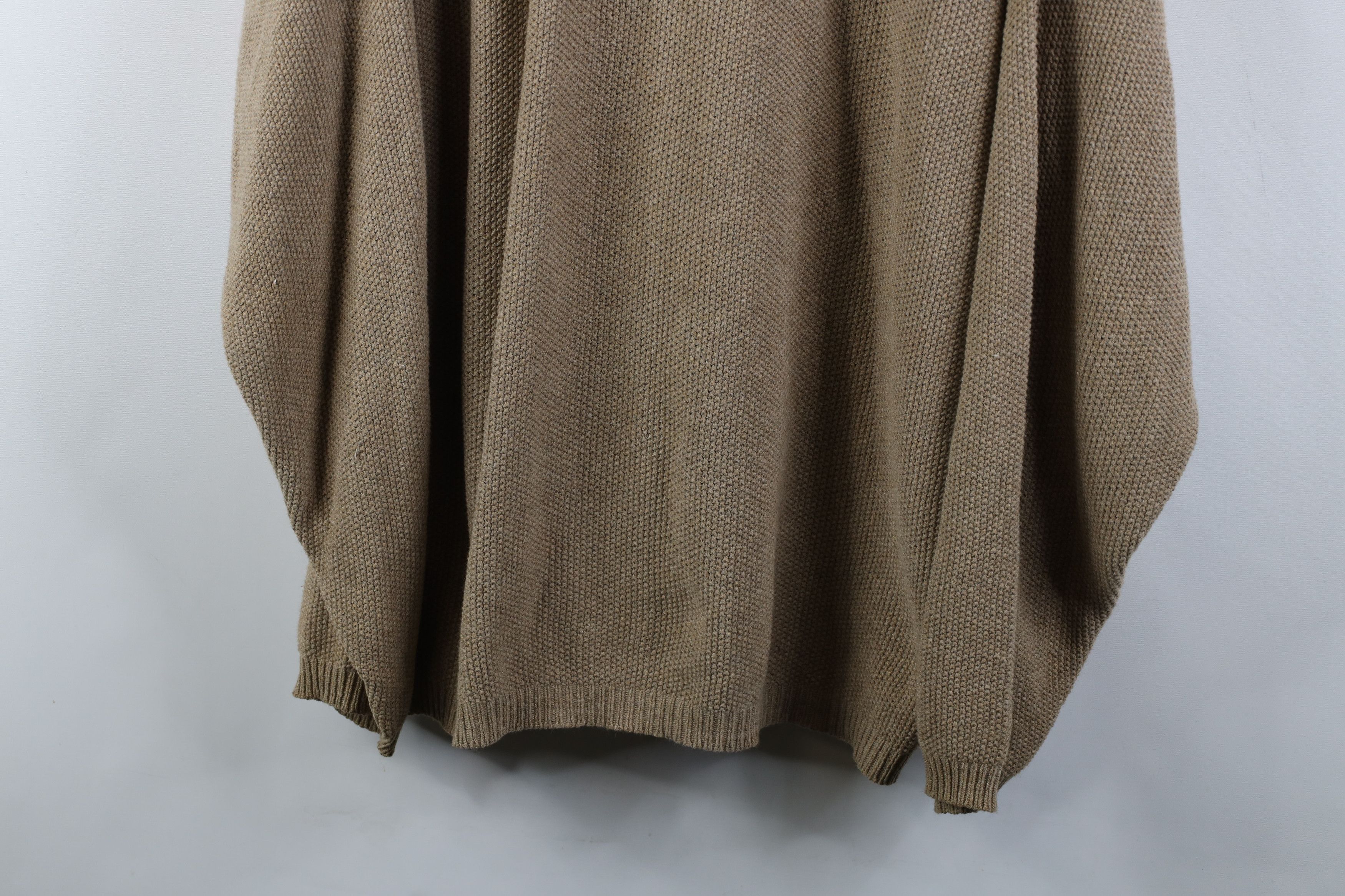 Eddie Bauer Vintage 90s Eddie Bauer Knit Henley Sweater Brown USA Size US XL / EU 56 / 4 - 3 Thumbnail