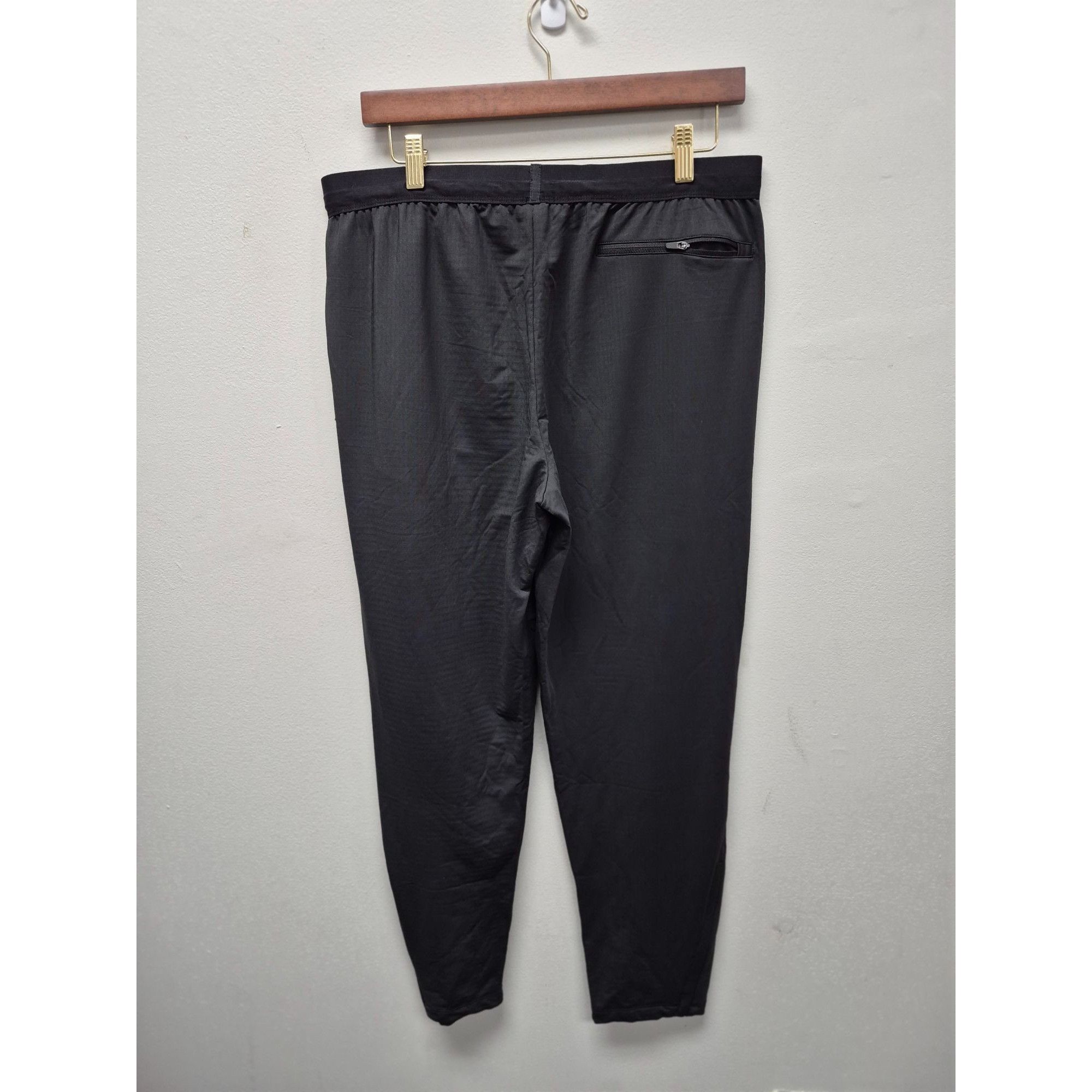 Other Mono B Mens Black Athletic Pants With Zipper Ankles & Drawst Size ONE SIZE - 6 Thumbnail