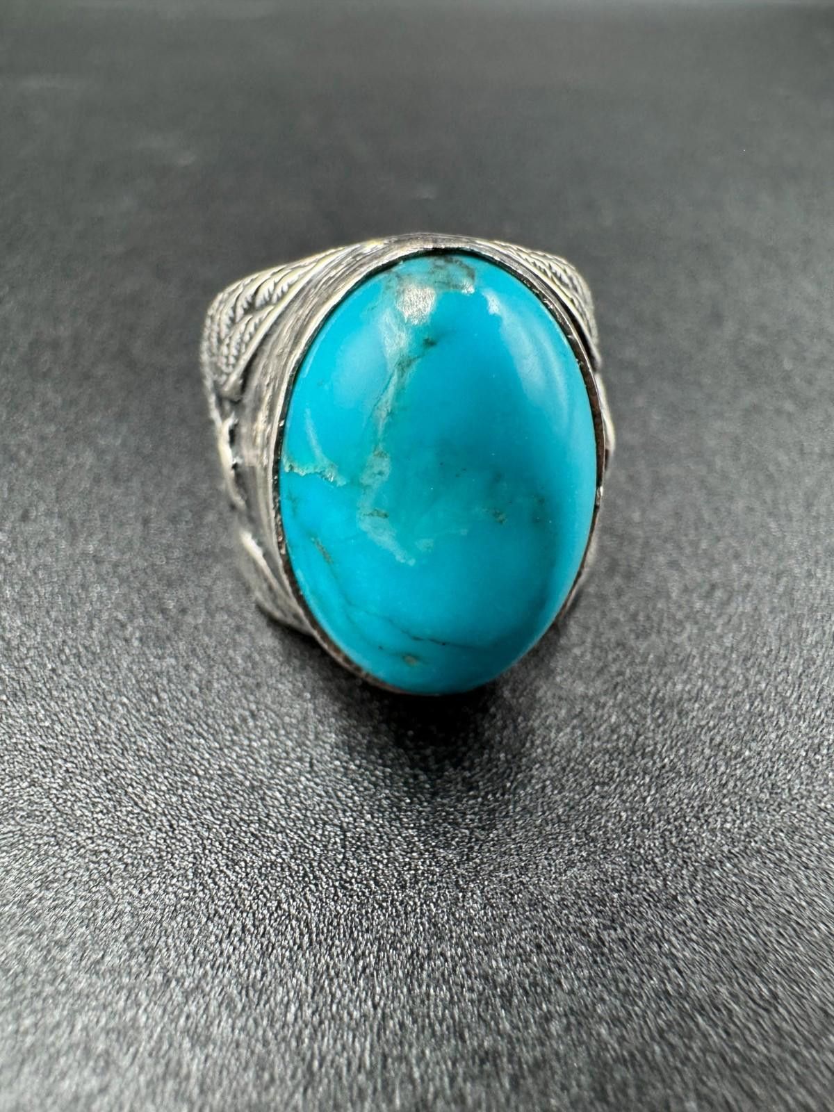 Other Vintage Navajo Turquoise Sterling Silver Ring Arthur J Willi Size ONE SIZE - 4 Thumbnail