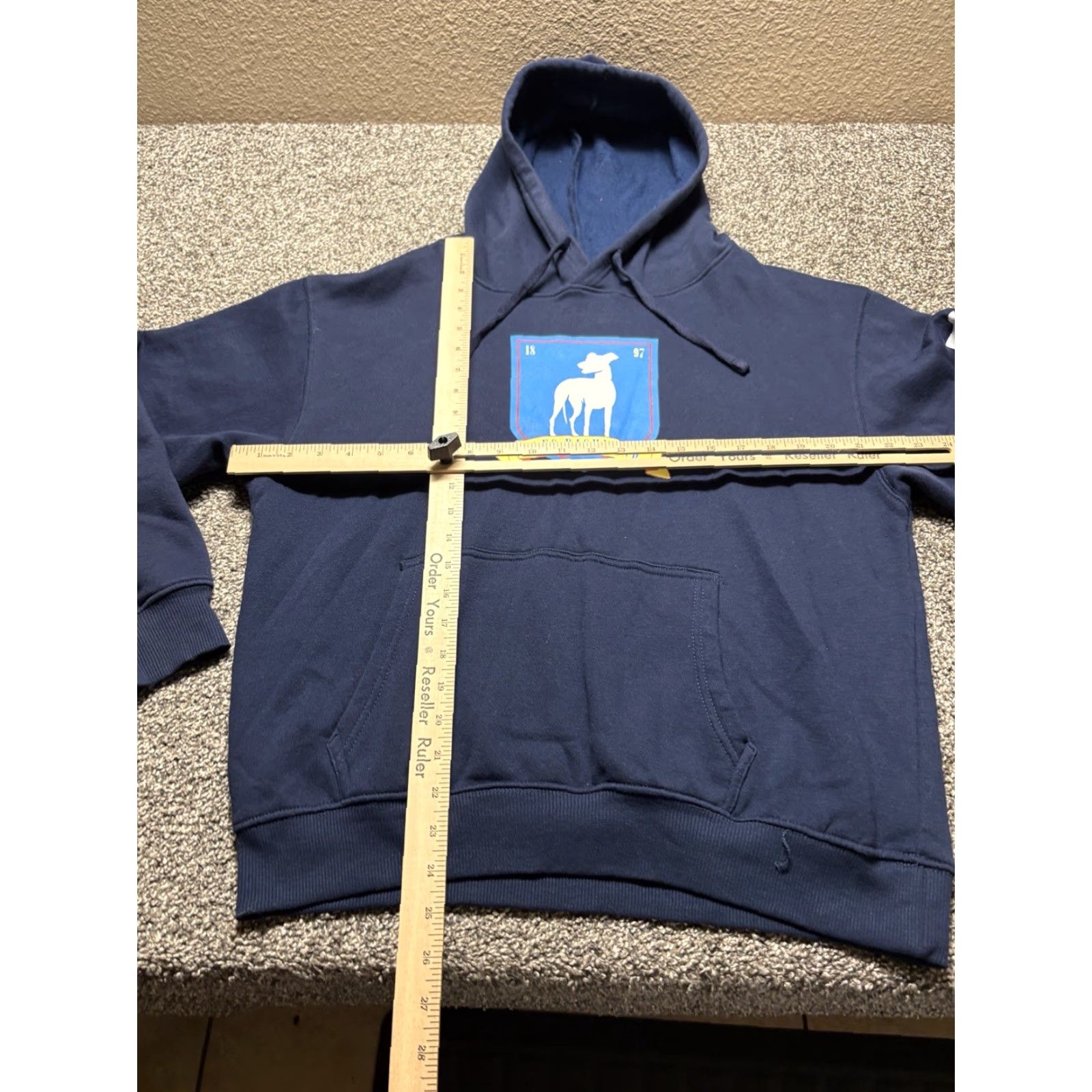 Tultex VINTAGE Ted Lasso Hoodie Men Large Blue Graphic Sweatshirt Pullover AFC Richmond Soccer Size US L / EU 52-54 / 3 - 4 Thumbnail