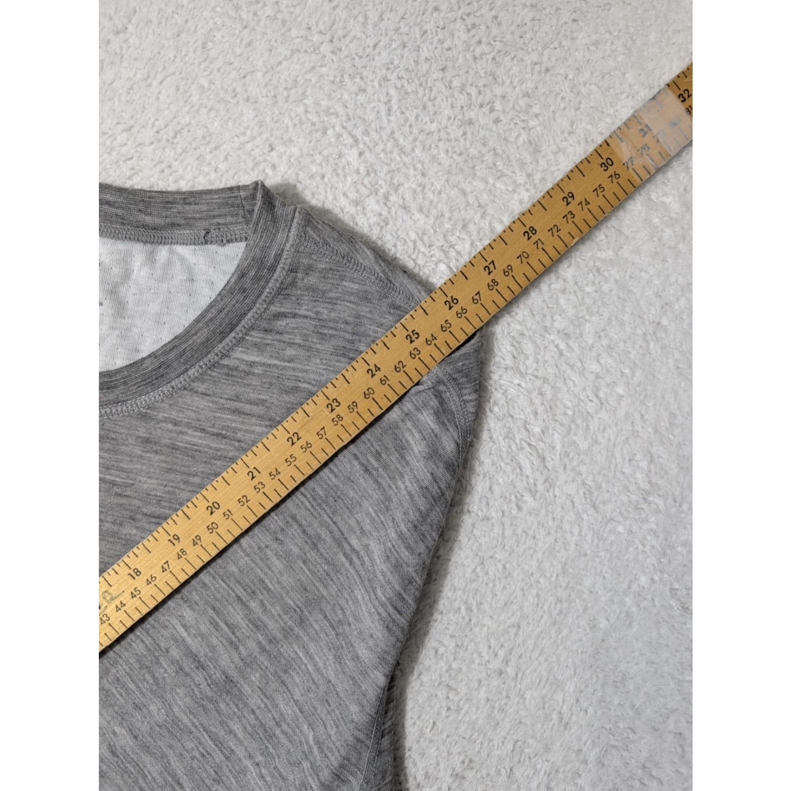 Pajar PAJAR T-Shirt Mens Large Crew Long Sleeve Grey Merino Wool Blend Thermal All Seasons Size US L / EU 52-54 / 3 - 7 Thumbnail