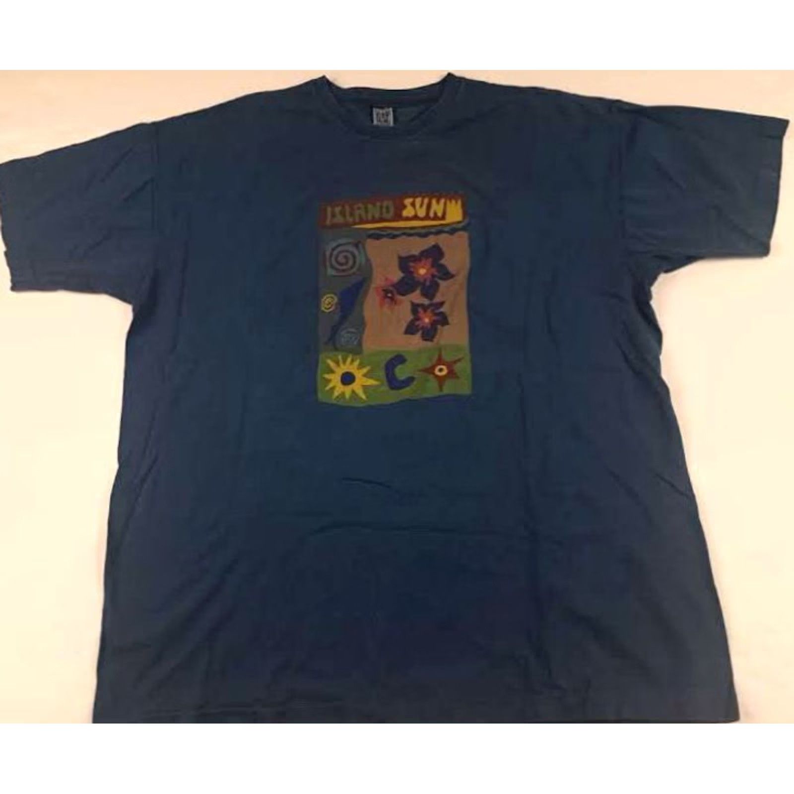 Gap Gap USA Made Rare Island Sun Summer Print XL Single Stitch T-Shirt Size US XL / EU 56 / 4 - 4 Thumbnail