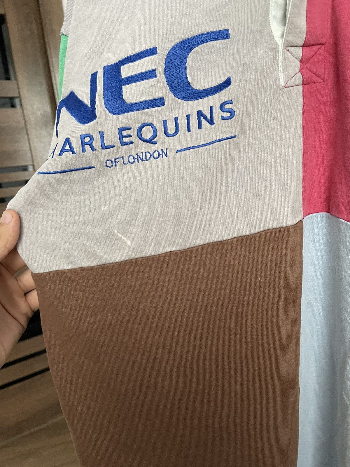 Cotton Traders Harlequins Cotton Traders Rugby Polo Sweatshirt 90s Size US L / EU 52-54 / 3 - 13 Thumbnail