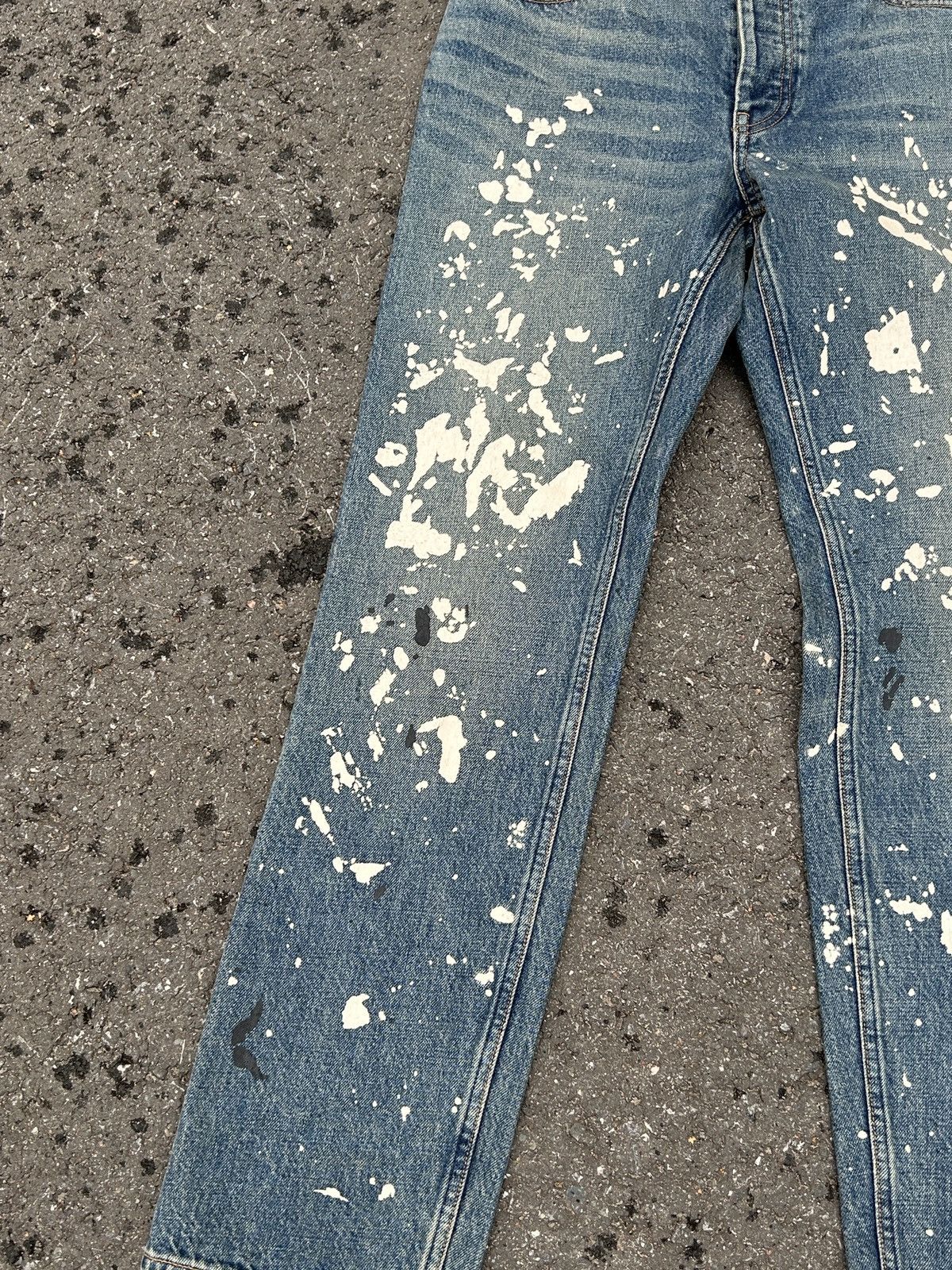 Helmut Lang Helmut Lang re-edition paint splatter jeans Size US 30 / EU 46 - 3 Thumbnail